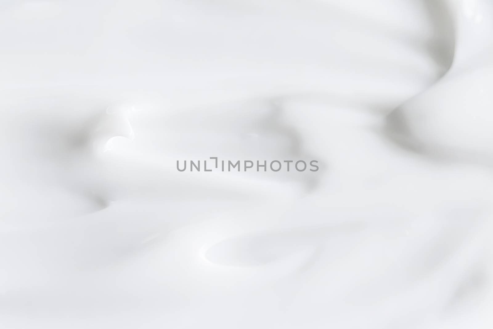 Pure white cream texture as abstract background, food substance or organic cosmetic by Anneleven