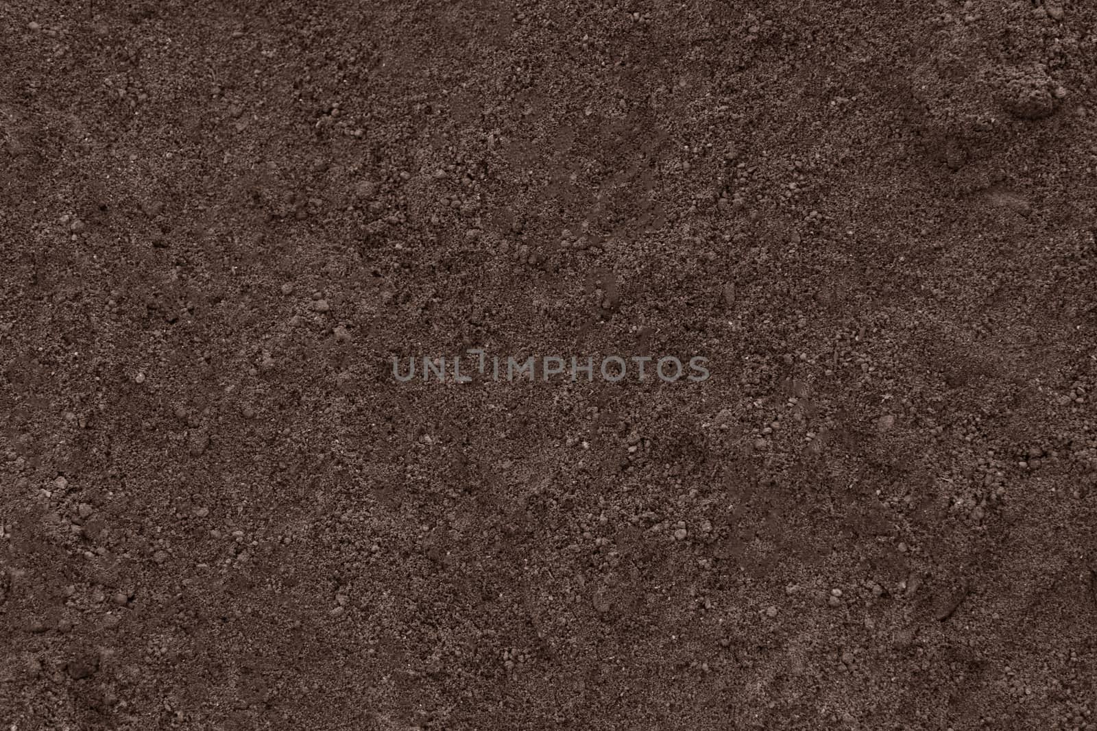 Soil clean ground texture background pattern. Dirt black earth