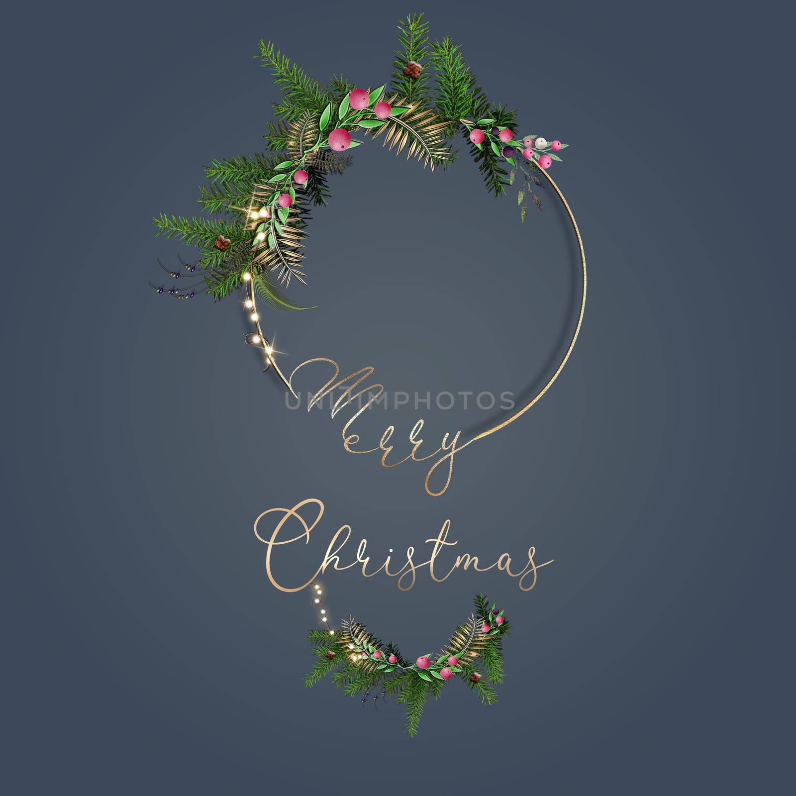 Christmas festive composition by NelliPolk