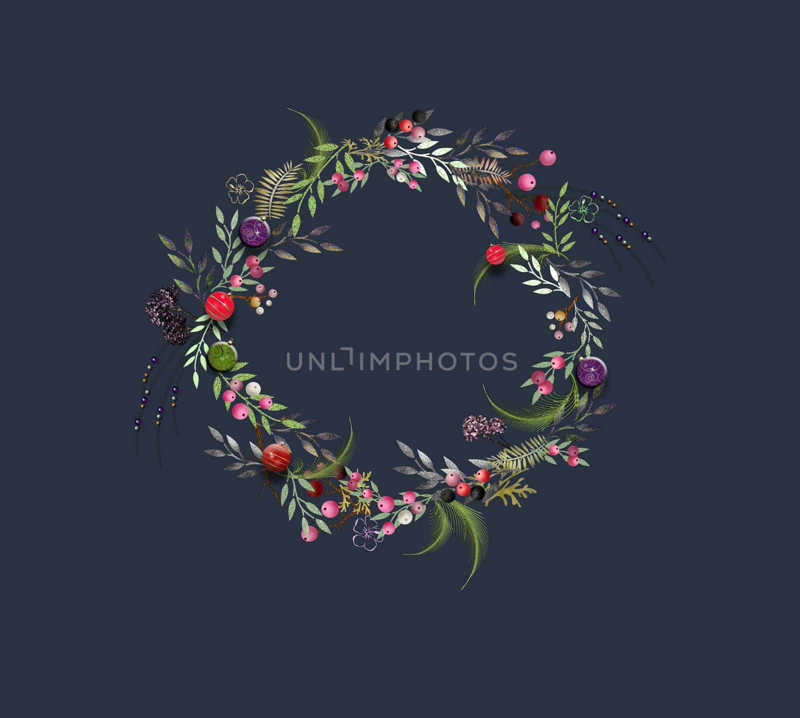 Floral composition. Christmas Decoration by NelliPolk