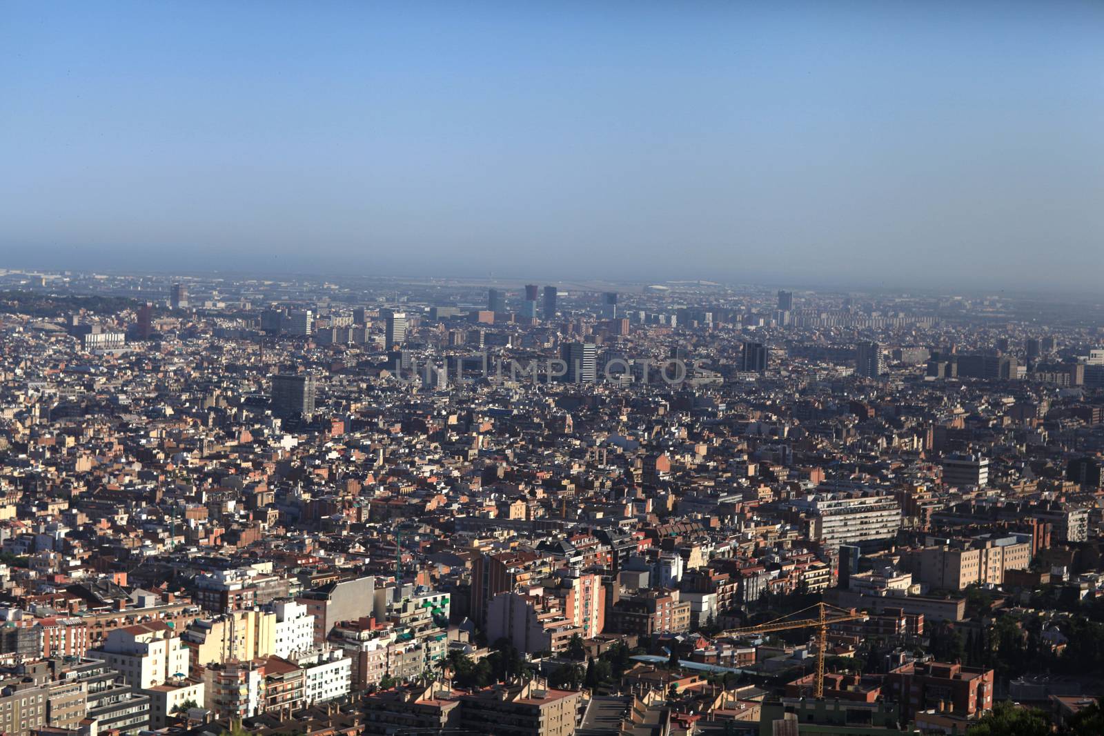 Panoramic view of Barcelona, Spain by vlad-m