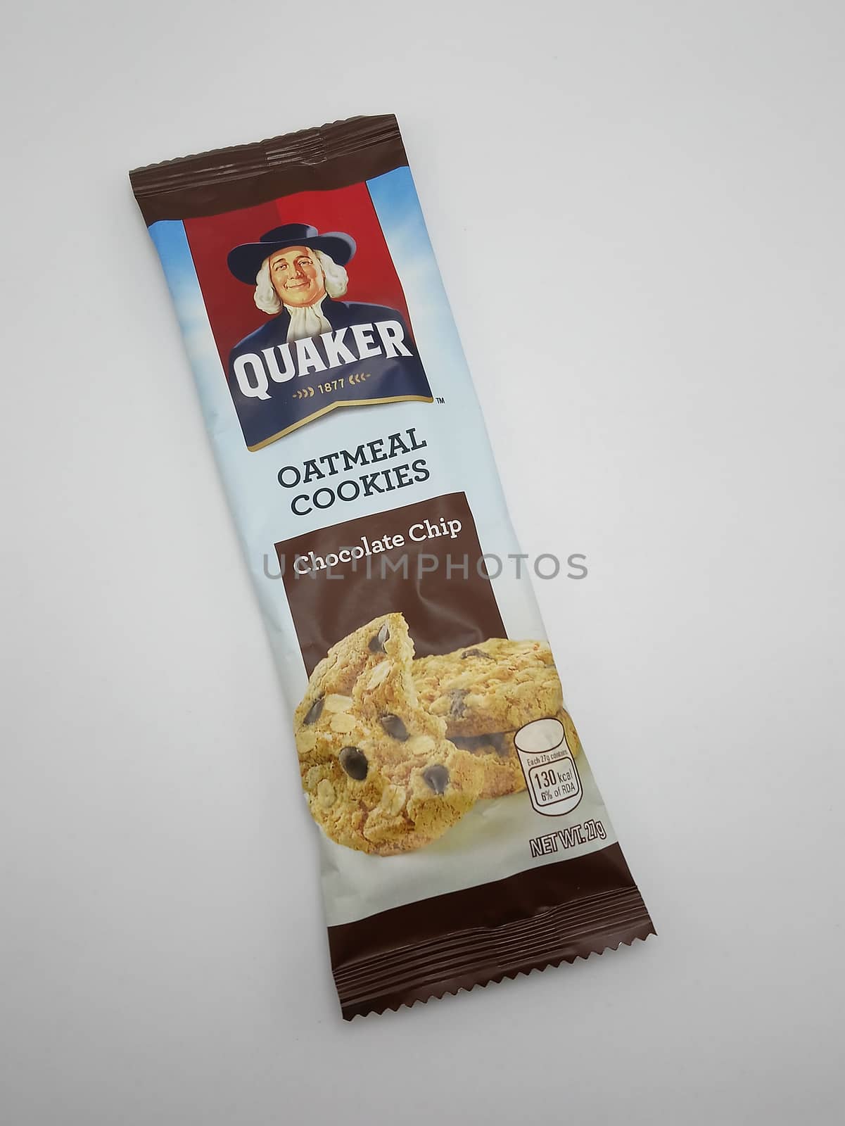 MANILA, PH - SEPT 25 - Quaker oatmeal cookies chocolate chip on September 25, 2020 in Manila, Philippines.