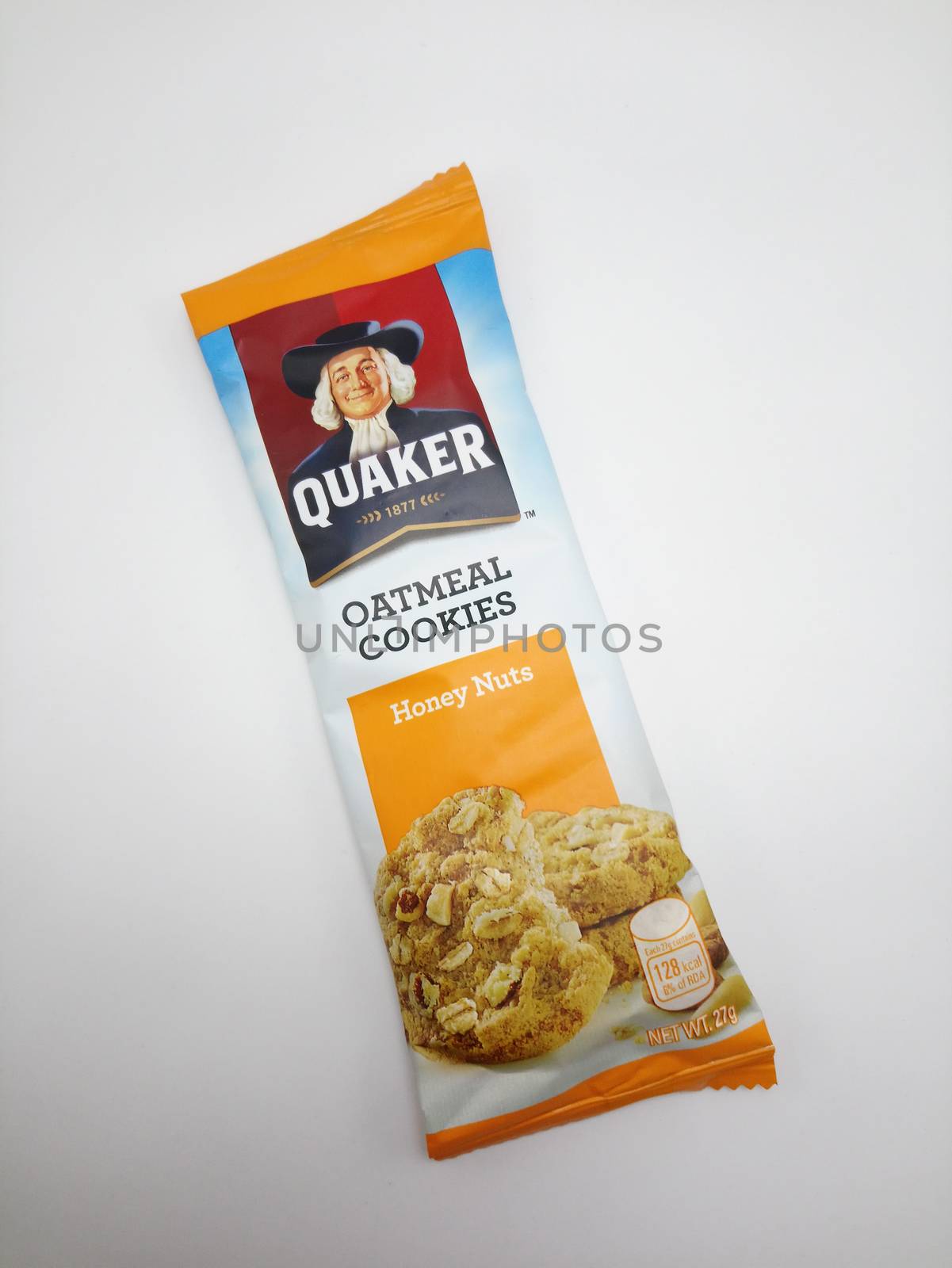 MANILA, PH - SEPT 25 - Quaker oatmeal cookies honey nuts on September 25, 2020 in Manila, Philippines.