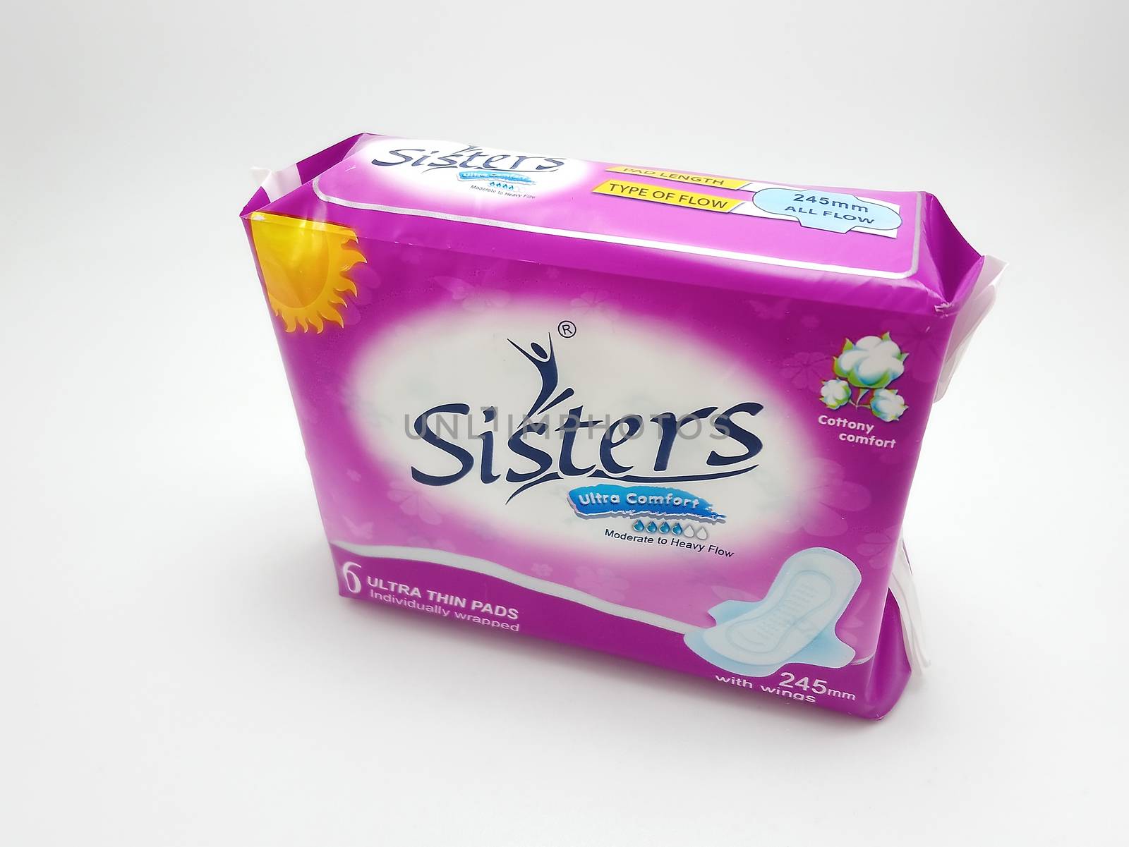 MANILA, PH - SEPT 25 - Sisters ultra thin pads on September 25, 2020 in Manila, Philippines.