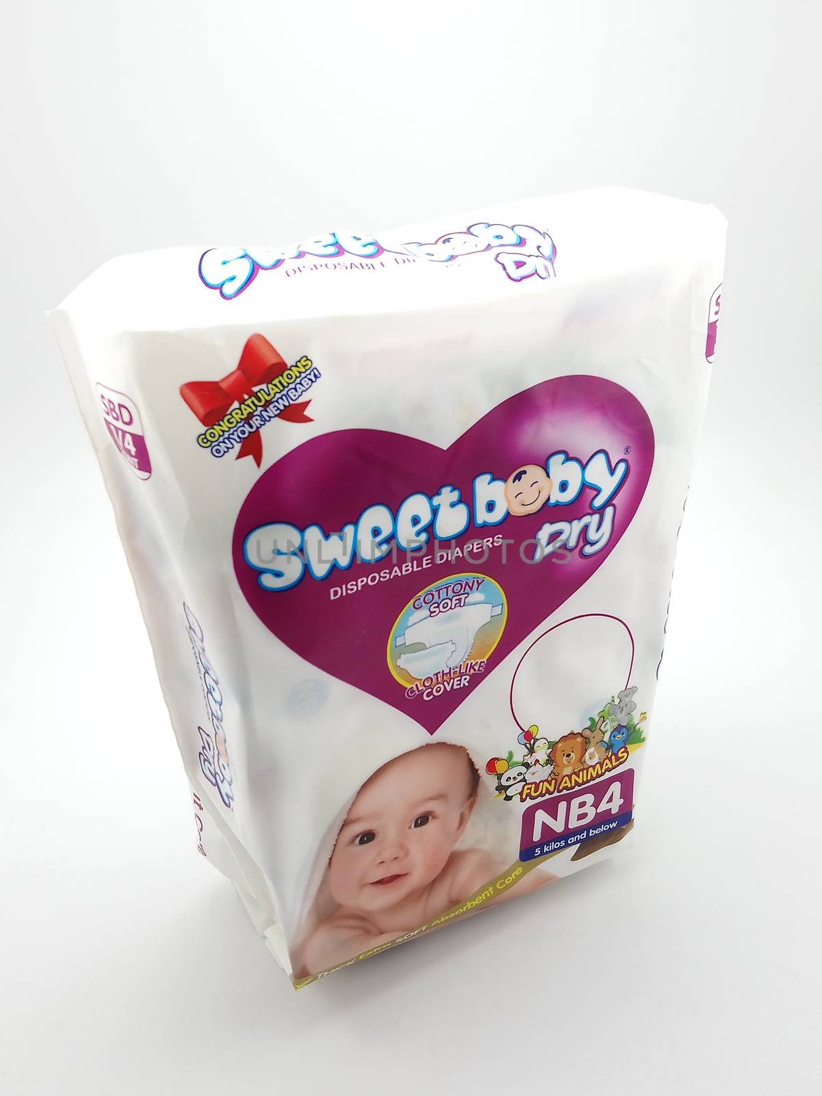 MANILA, PH - SEPT 25 - Sweet baby disposable dry diaper on September 25, 2020 in Manila, Philippines.