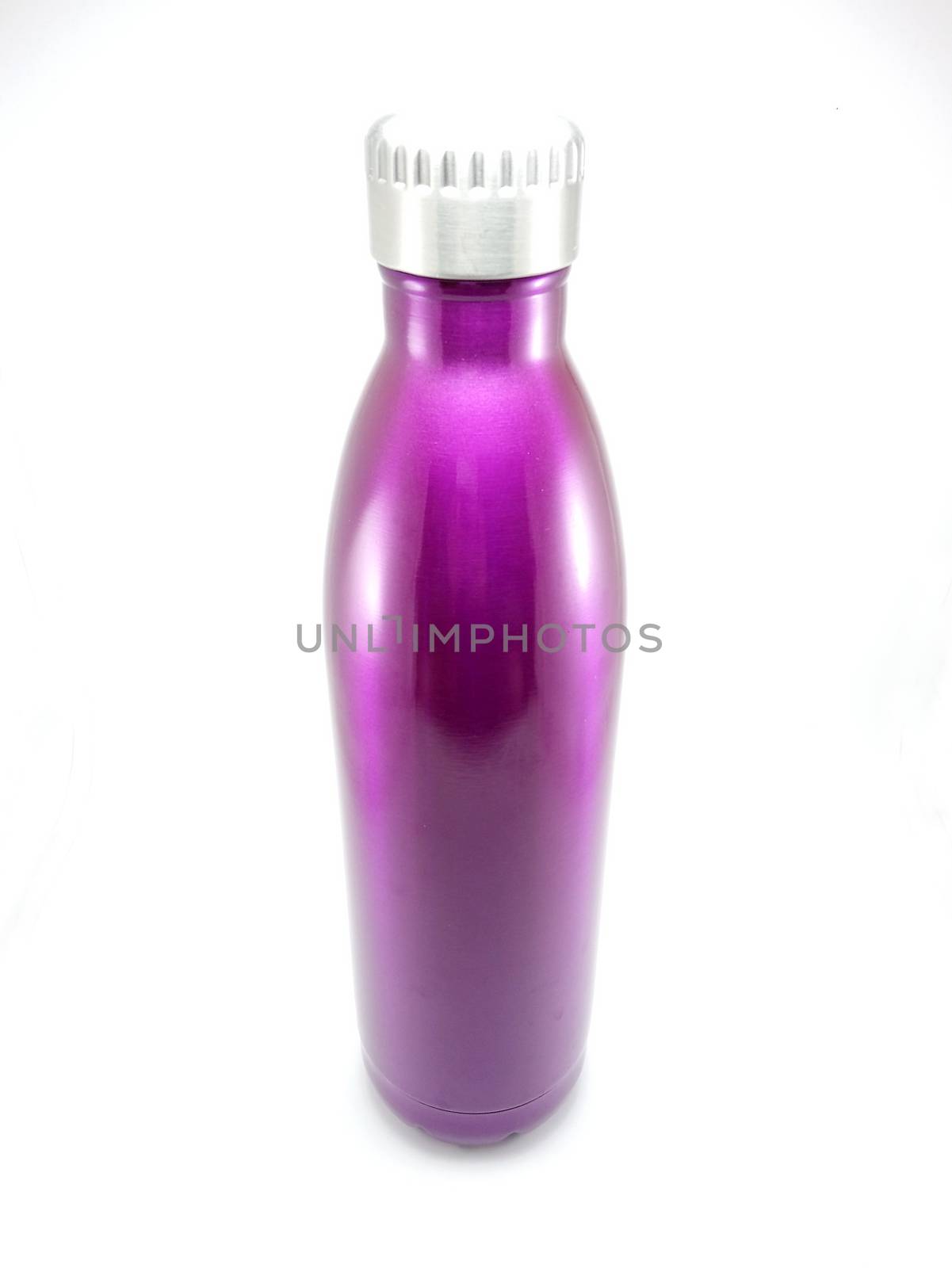 Purple metal bottle shape canteen water container use to store l by imwaltersy