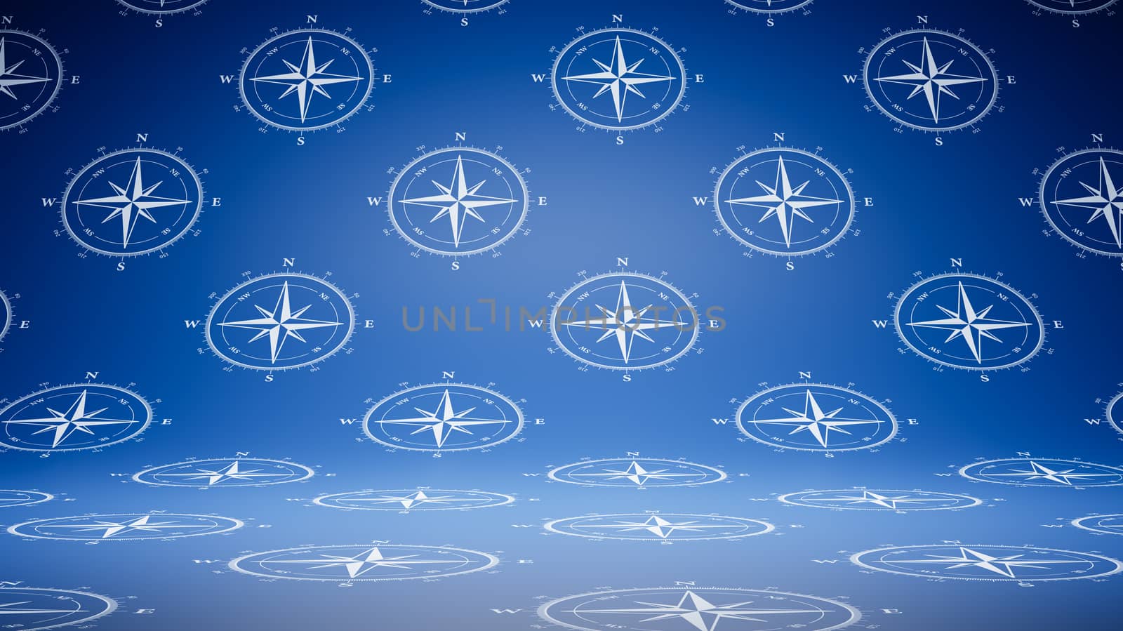 Empty Blank Compass Pattern Studio Background by make