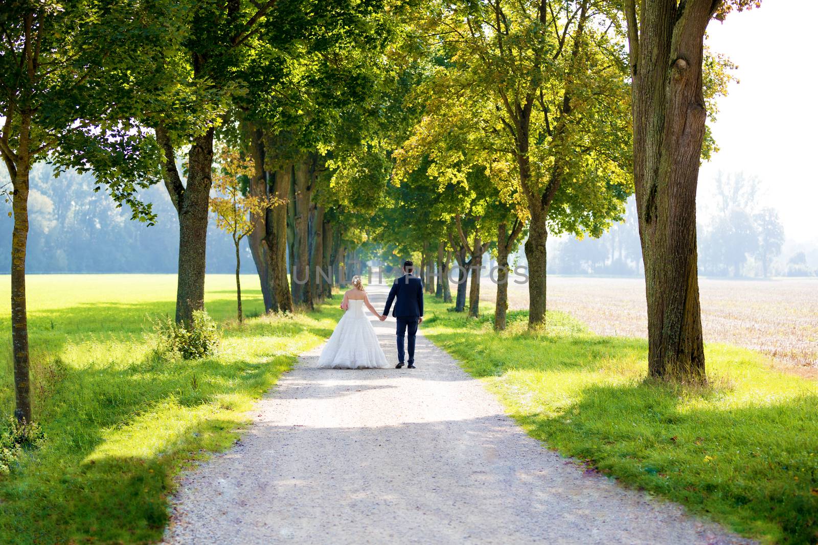 A young wedding couple at a wedding shoot by 25ehaag6