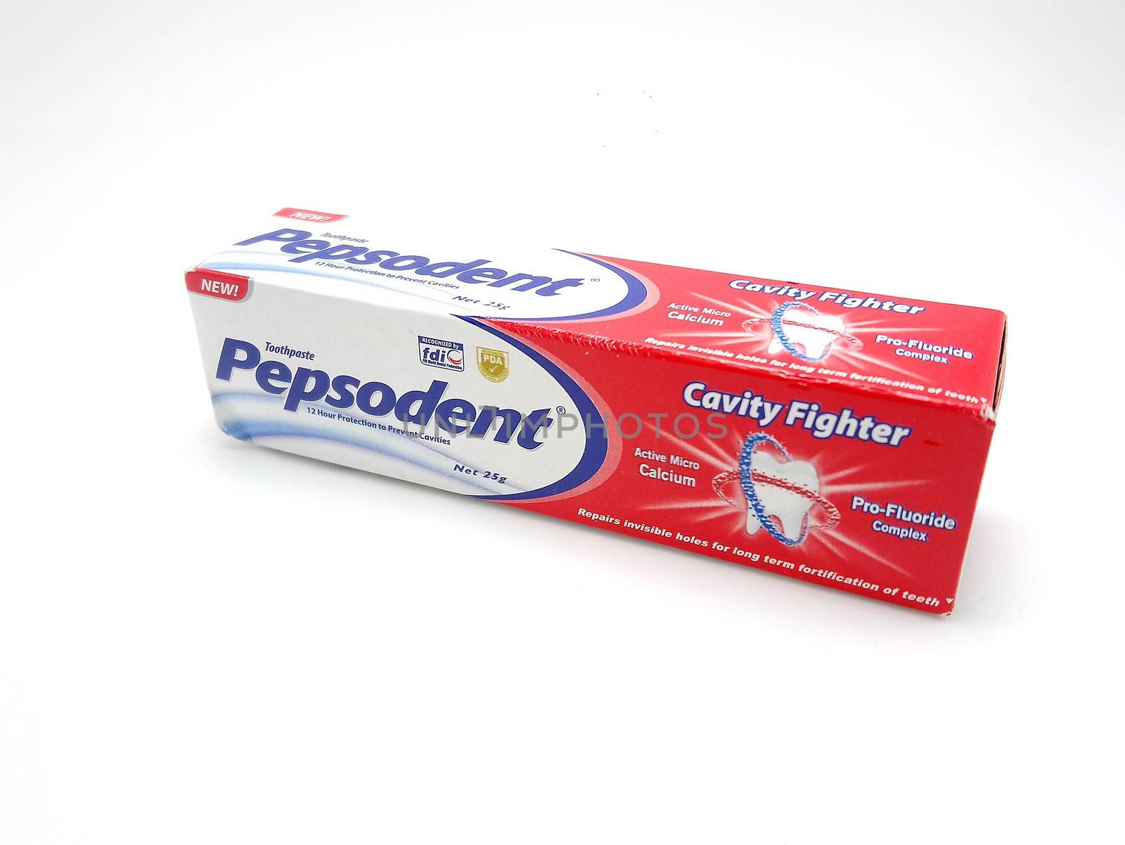 MANILA, PH - SEPT 25 - Pepsodent toothpaste box on September 25, 2020 in Manila, Philippines.