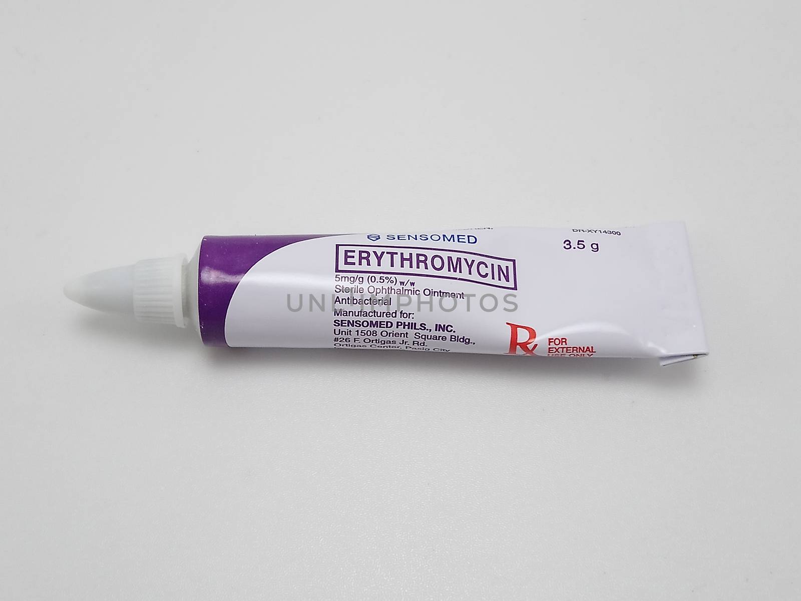 Sensomed erythromycin ointment tube in Manila, Philippines by imwaltersy