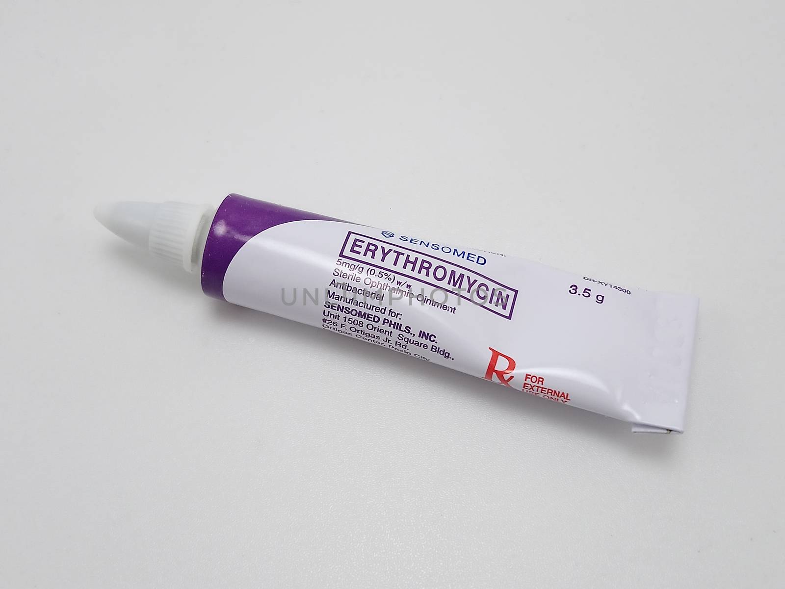 Sensomed erythromycin ointment tube in Manila, Philippines by imwaltersy