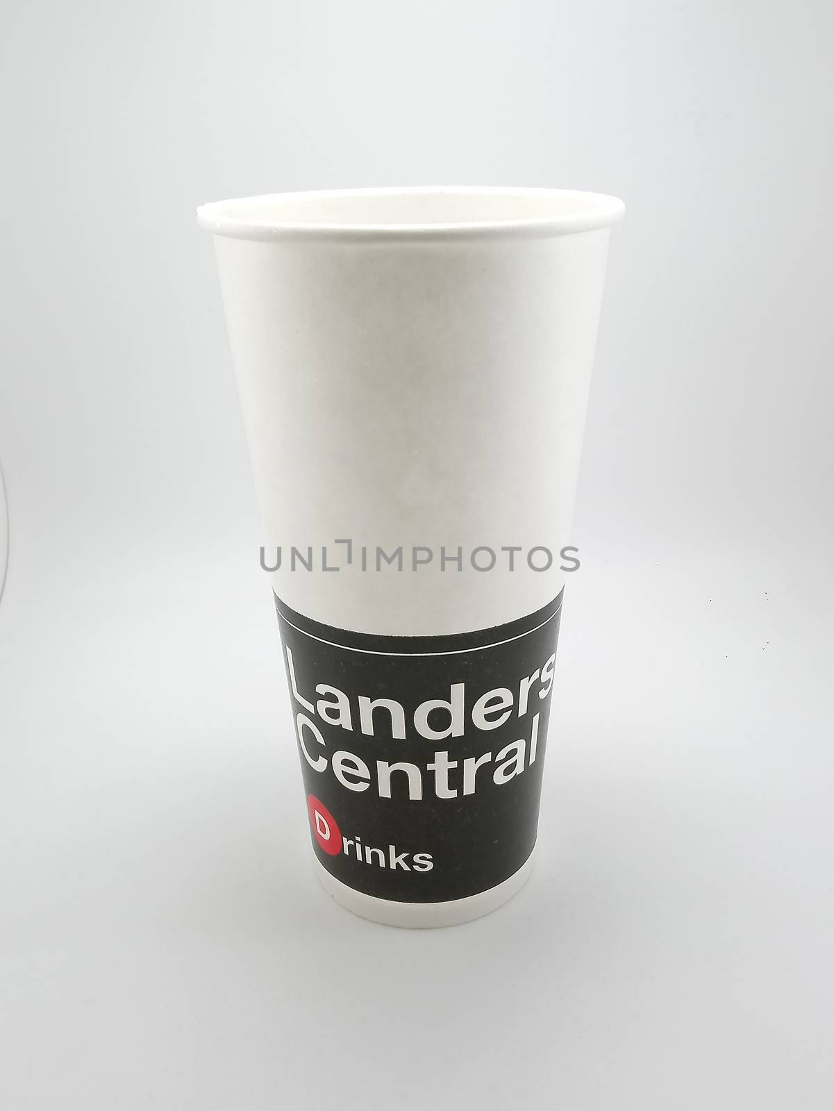 MANILA, PH - SEPT 25 - Landers central and coca cola drinking cup on September 25, 2020 in Manila, Philippines.