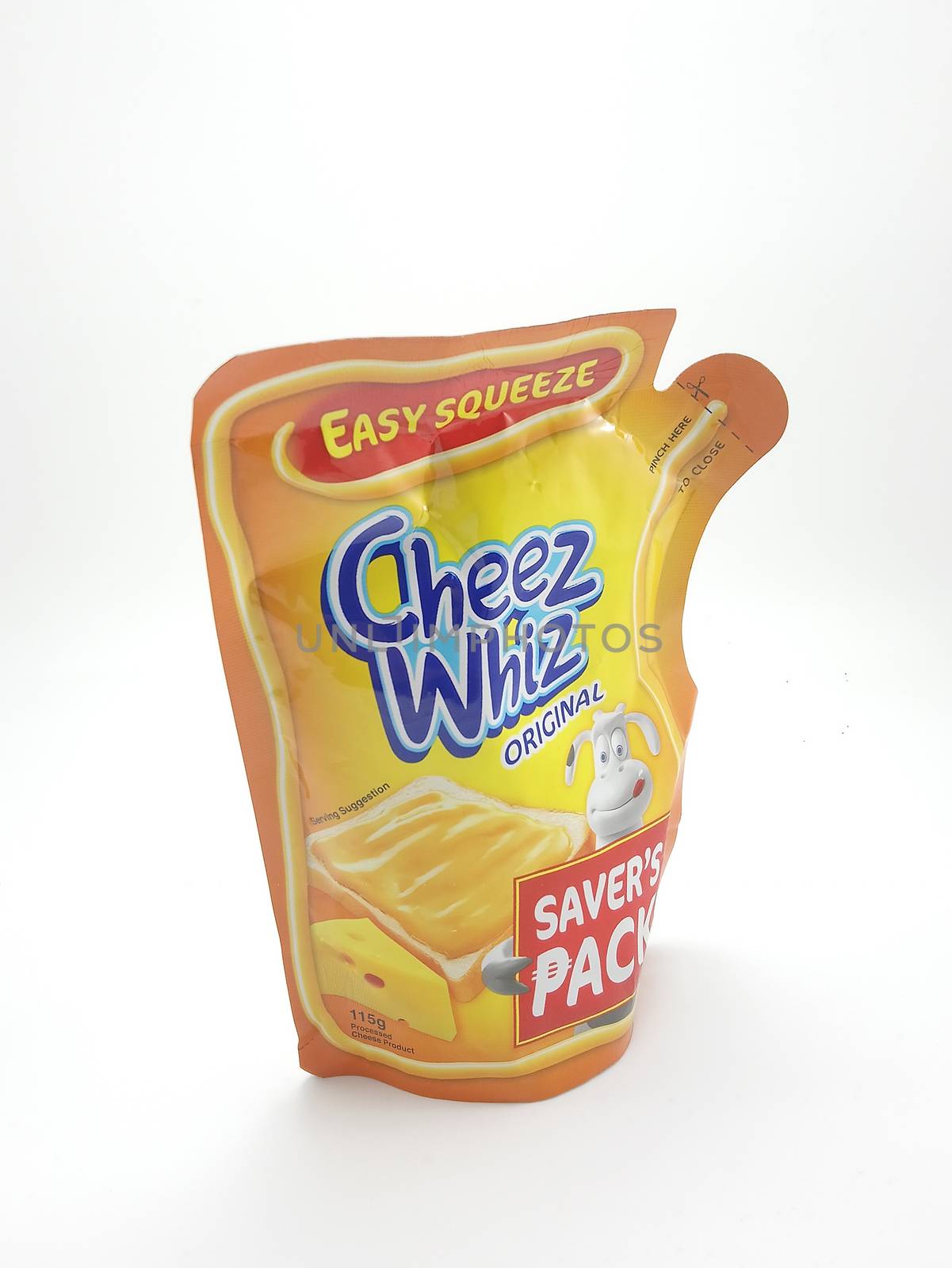 MANILA, PH - SEPT 25 - Cheez whiz original cheese spread on September 25, 2020 in Manila, Philippines.