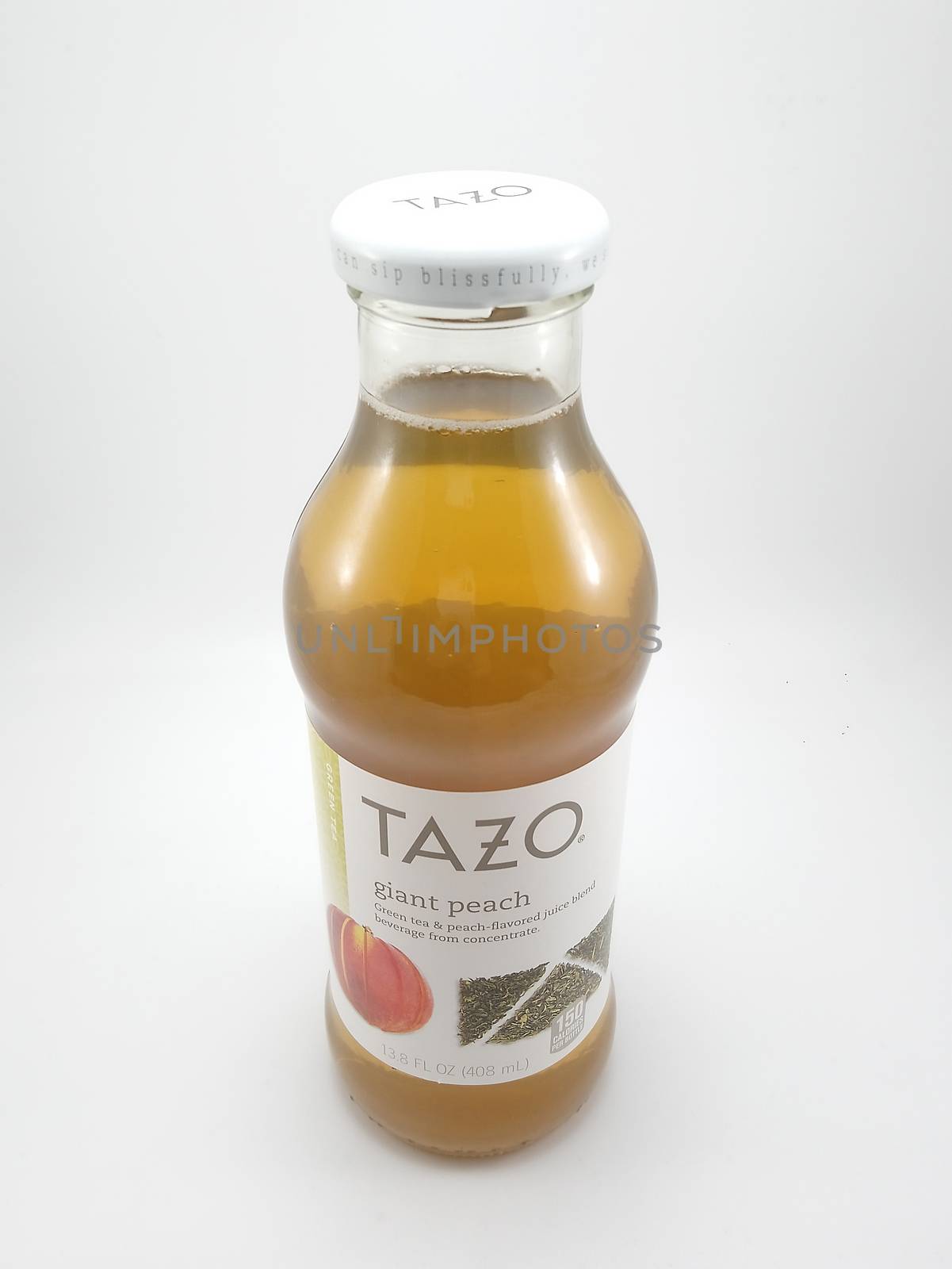 Tazo giant peach green tea drink in Manila, Philippines by imwaltersy