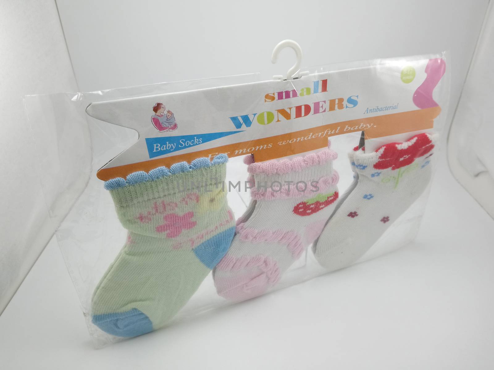 Small wonders antibacterial baby socks in Manila, Philippines by imwaltersy