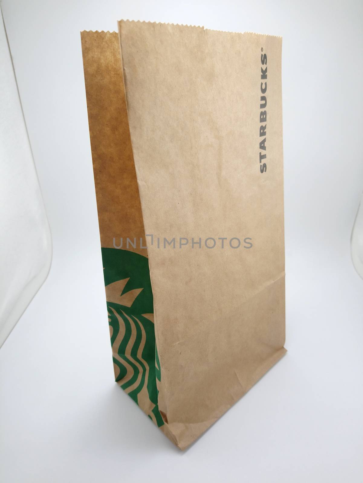 Starbucks brown bag in Manila, Philippines by imwaltersy