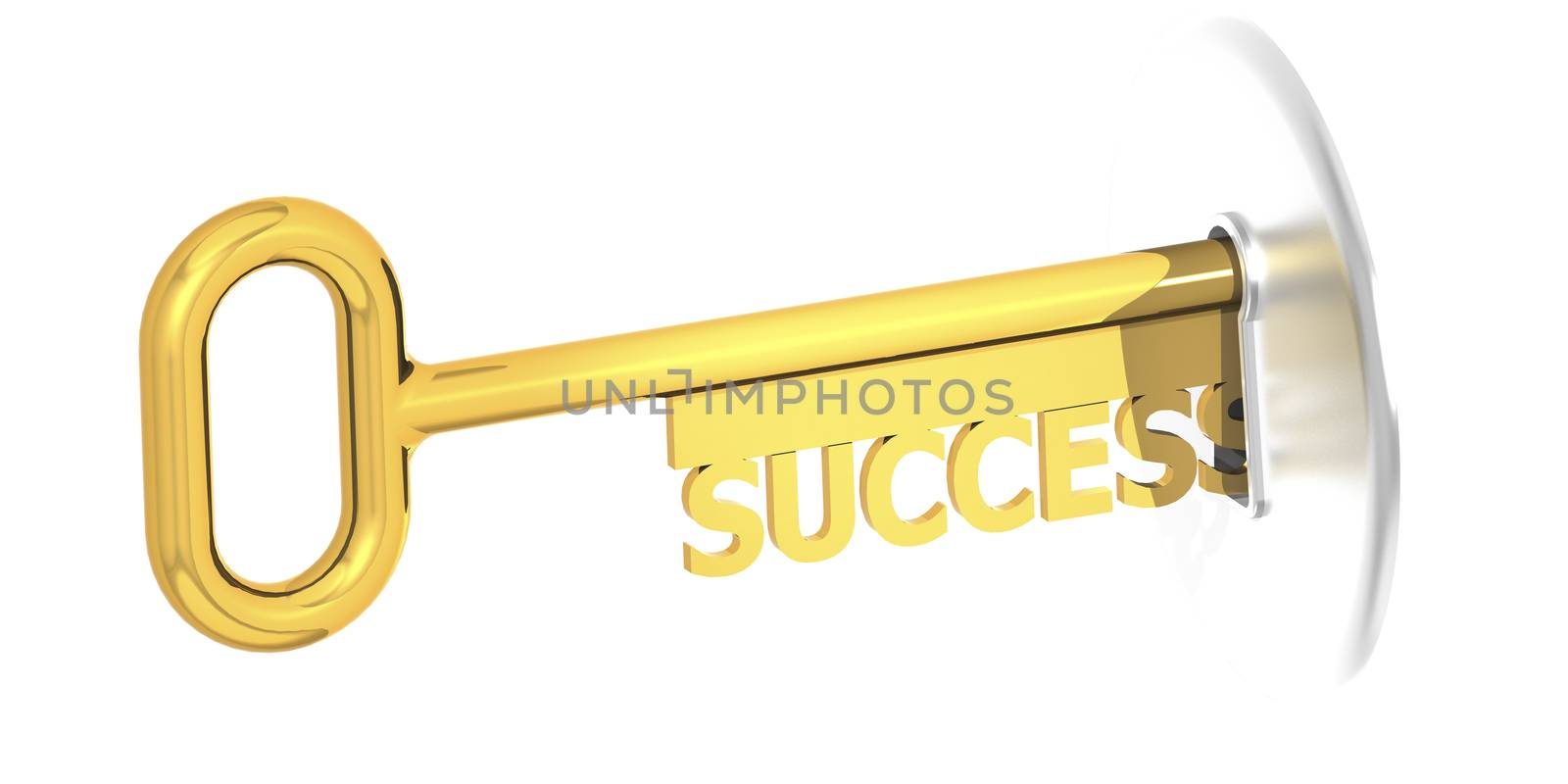 Success key plug into key hole by tang90246