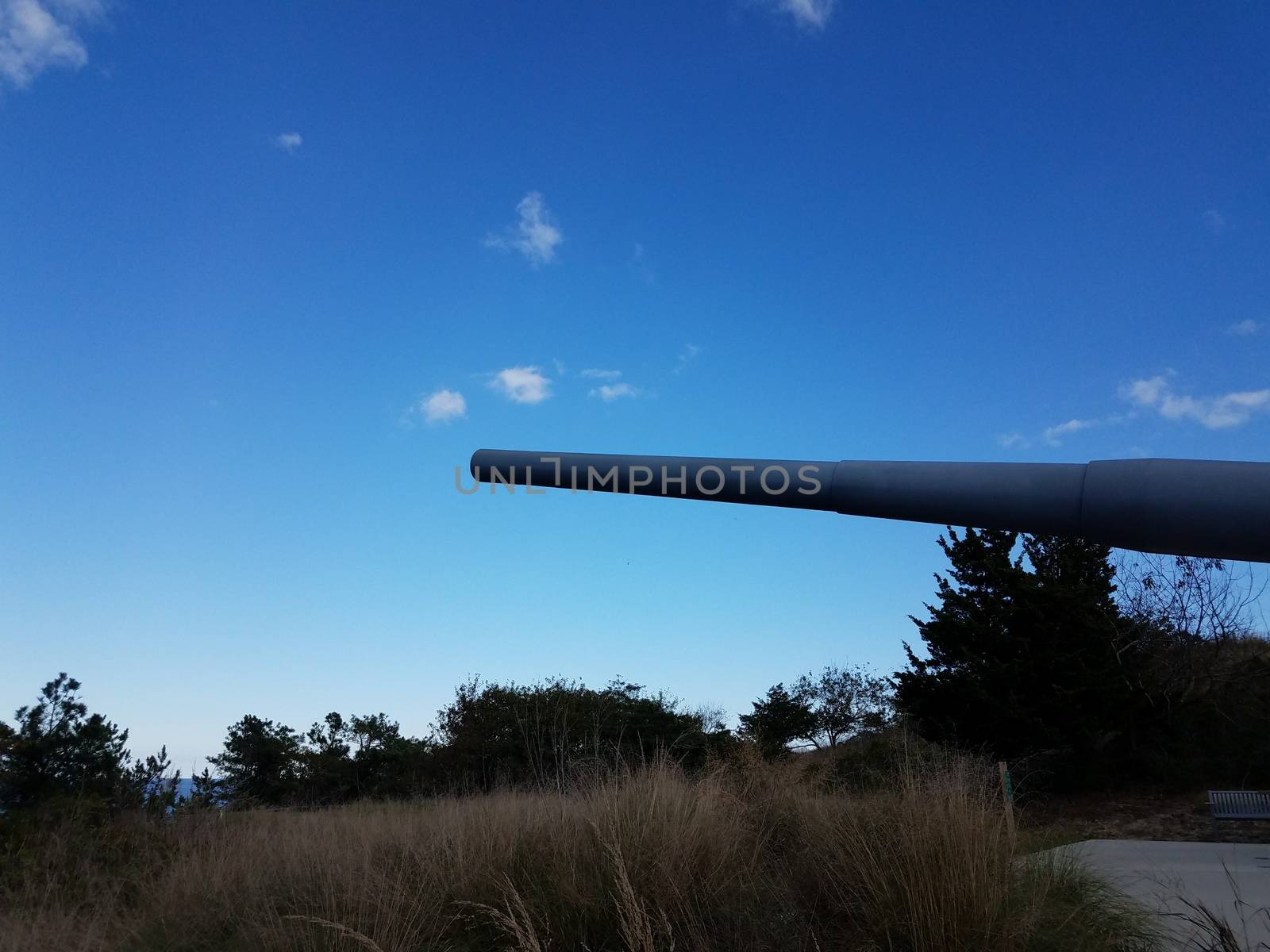 large metal artillery gun or weapon in Lewes, Delaware