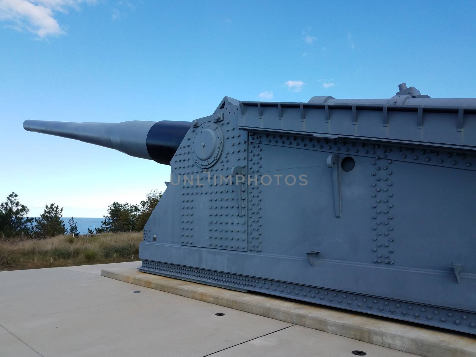 large metal artillery gun in Lewes, Delaware by stockphotofan1