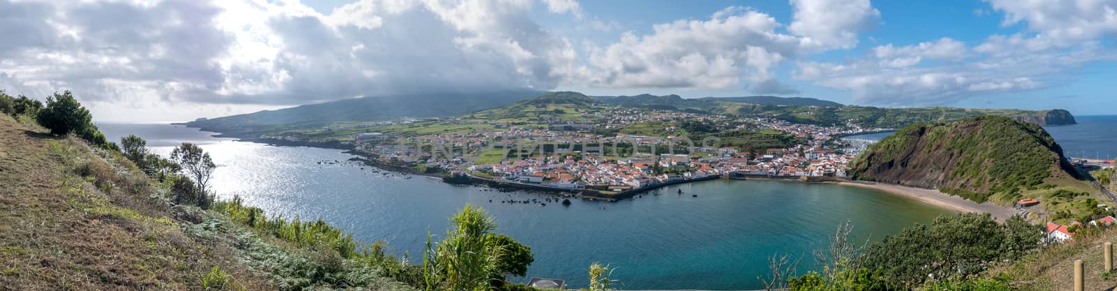 Walk on the Azores archipelago. Discovery of the island of Faial, Azores. Portugal by shovag