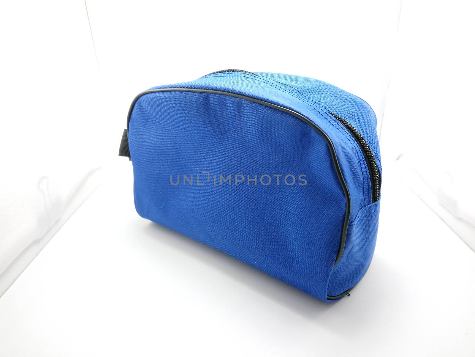 Blue portable hand bag with sling by imwaltersy