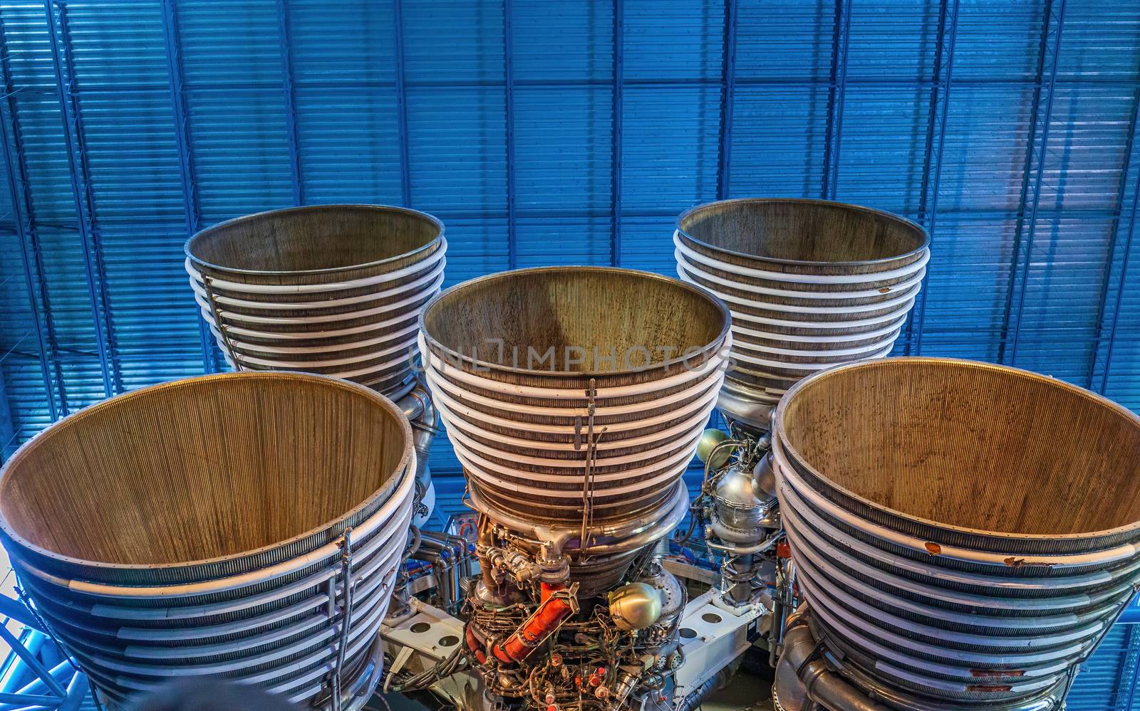 Saturn V rocket exhaust by COffe