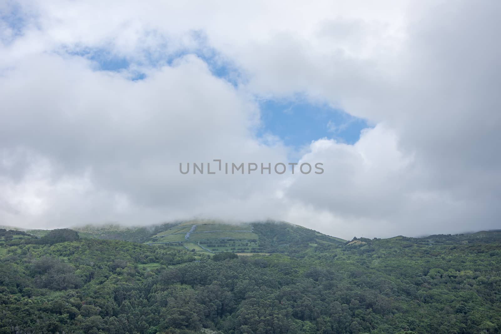 Walk on the Azores archipelago. Discovery of the island of sao jorge, Azores. Portugal , Velas