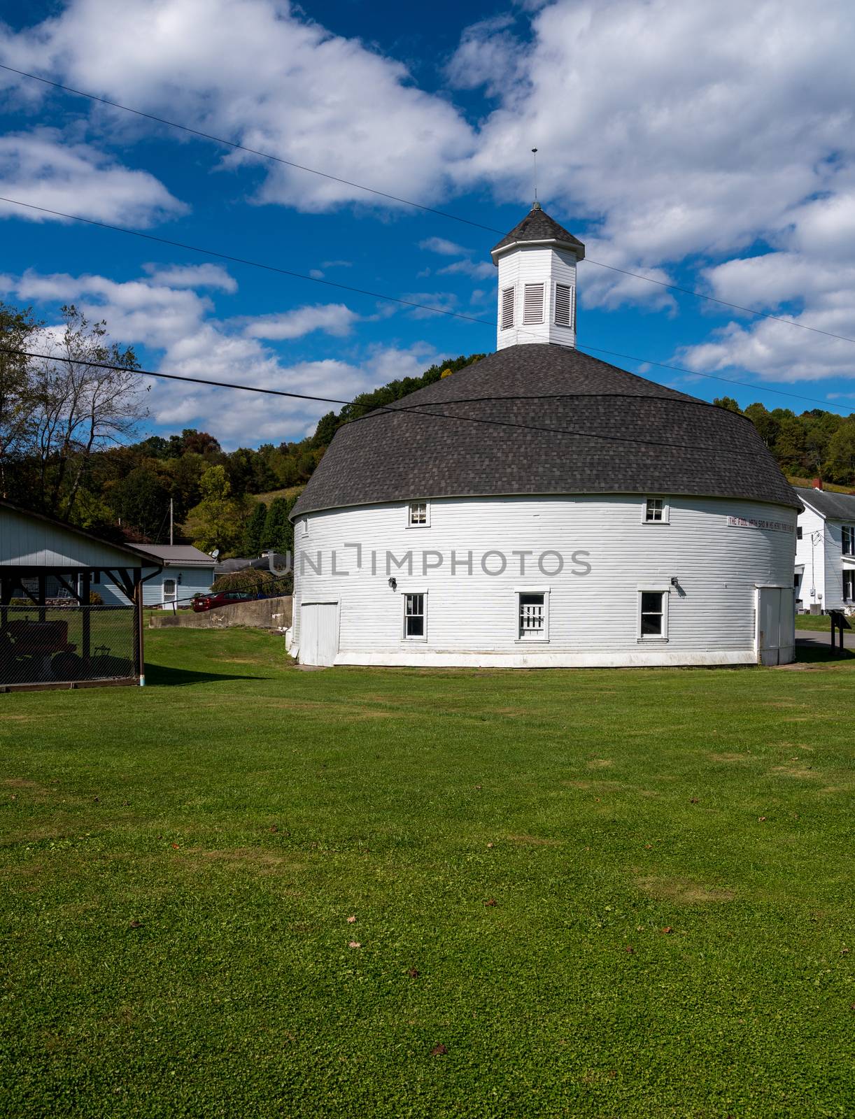 Hamilton round barn and museum in Mannington West Virginia by steheap
