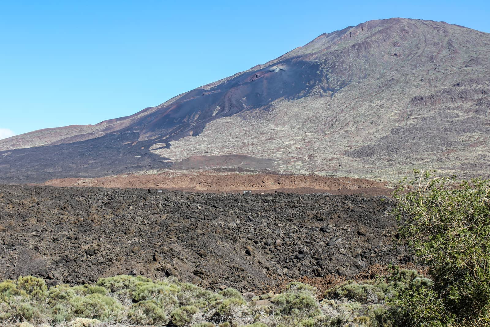 Landscape around the Teide - the highest mountain of spain