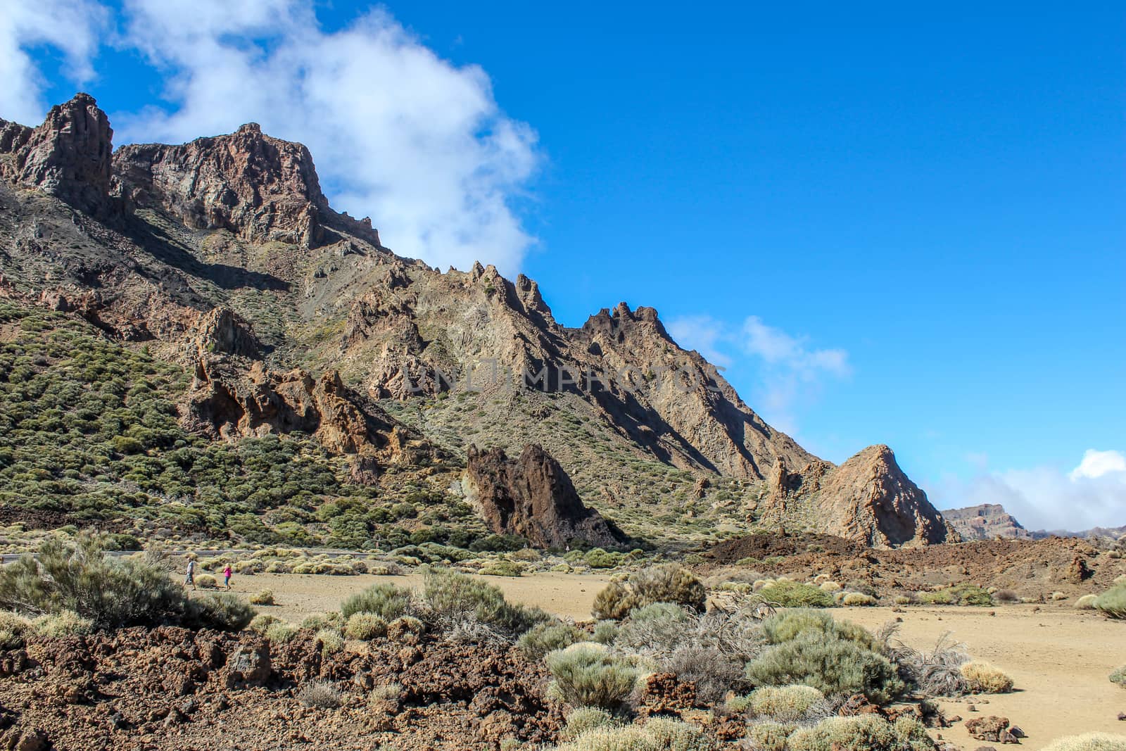 Landscape around the Teide - the highest mountain of spain