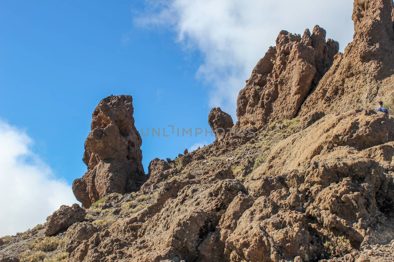 Landscape around the Teide - the highest mountain of spain