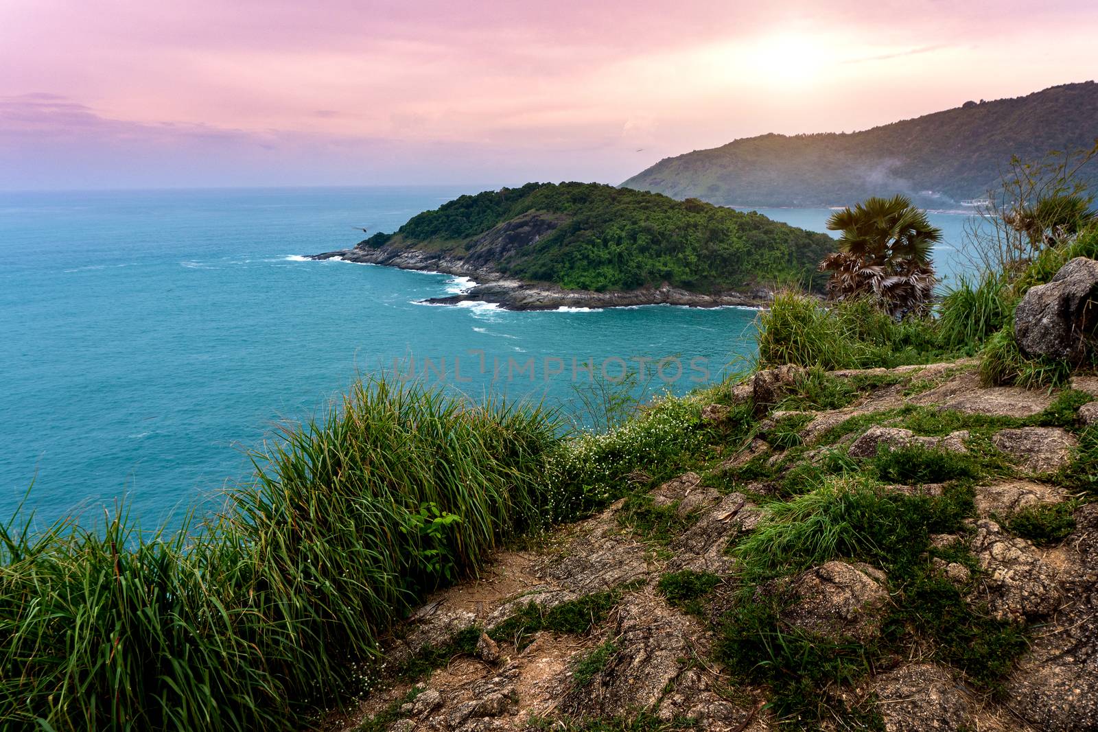 Other view of Promthep cape, Phuket, Thailand.