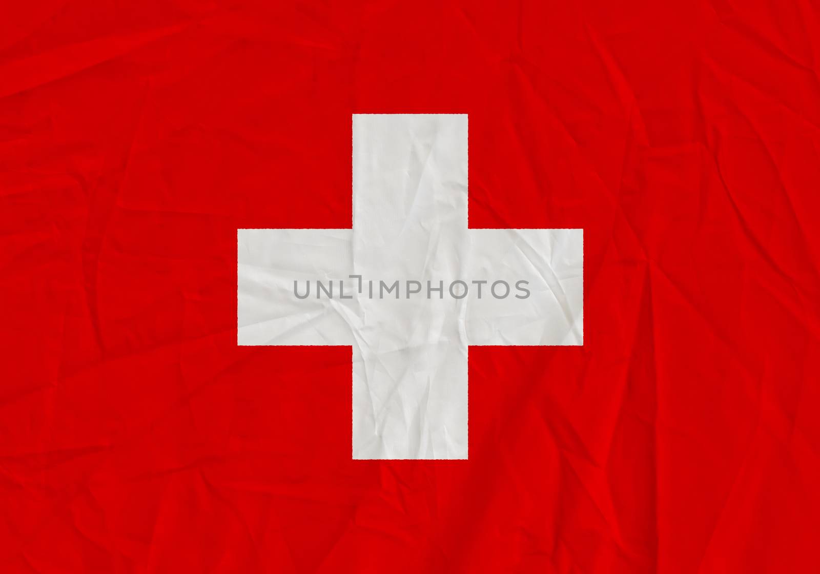 Switzerland grunge flag. Patriotic background. National flag of Switzerland