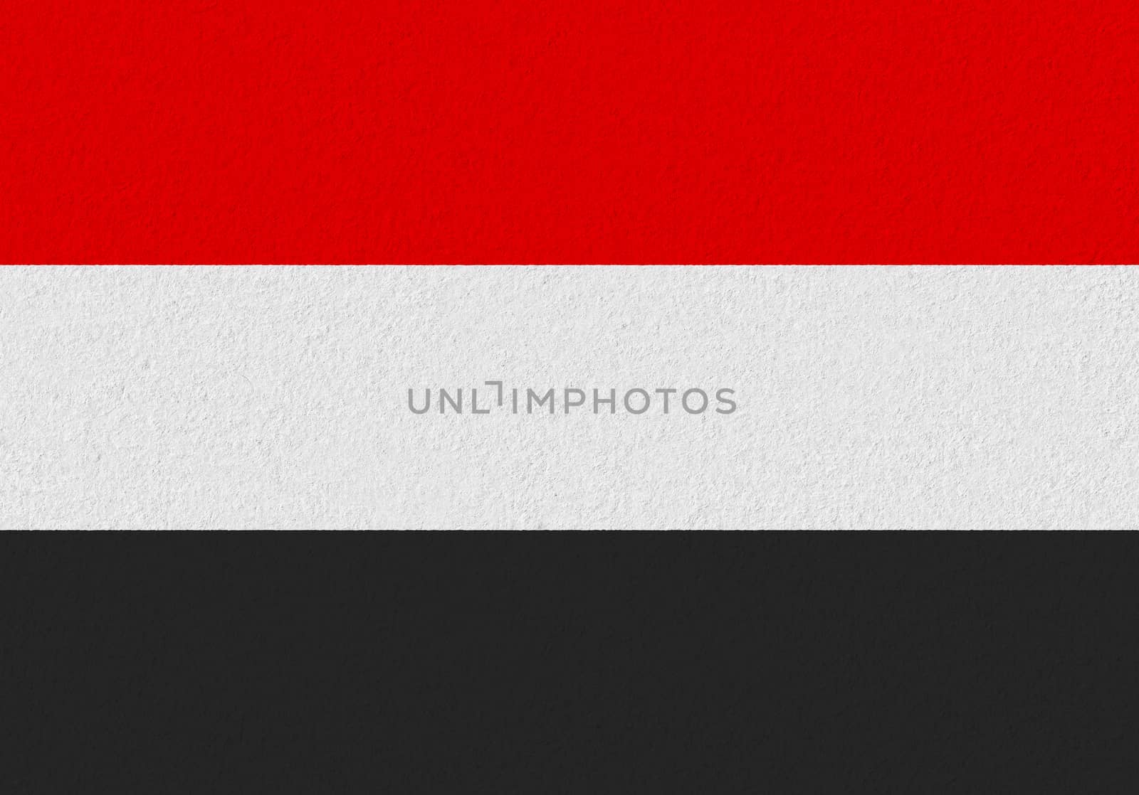 Yemen paper flag. Patriotic background. National flag of Yemen