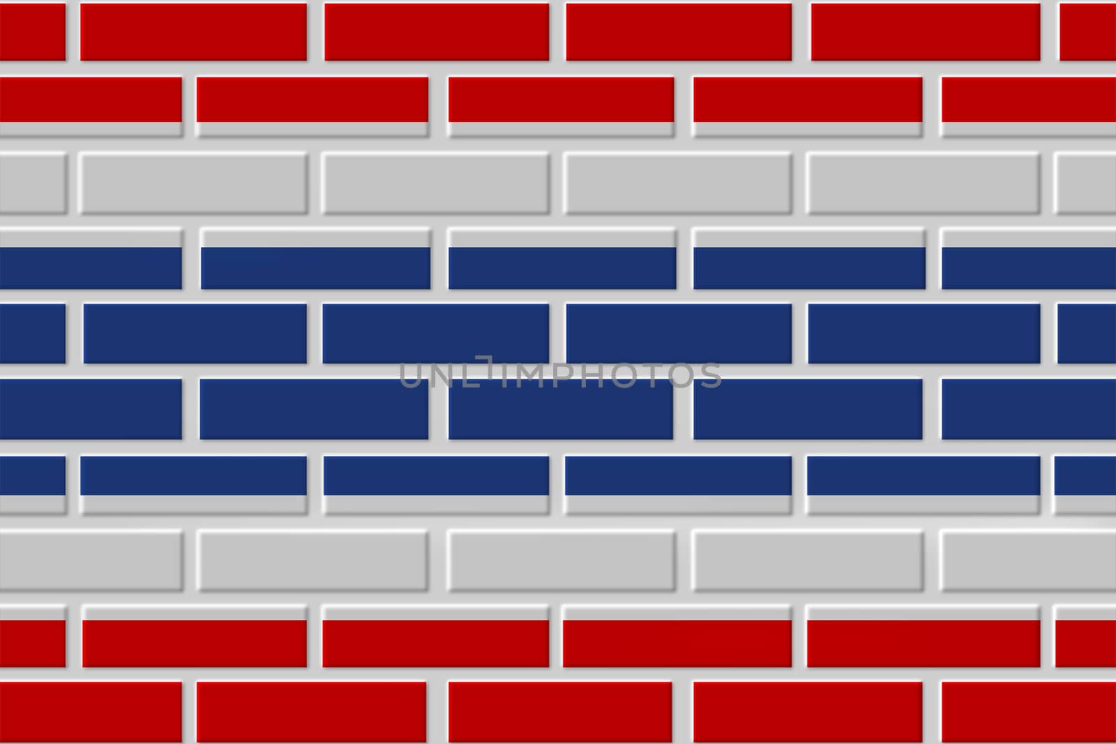Thailand brick flag illustration by Visual-Content
