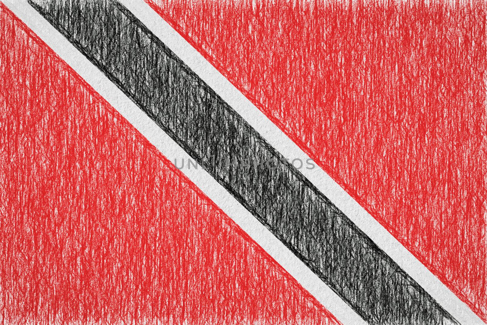 Trinidad and Tobago painted flag by Visual-Content
