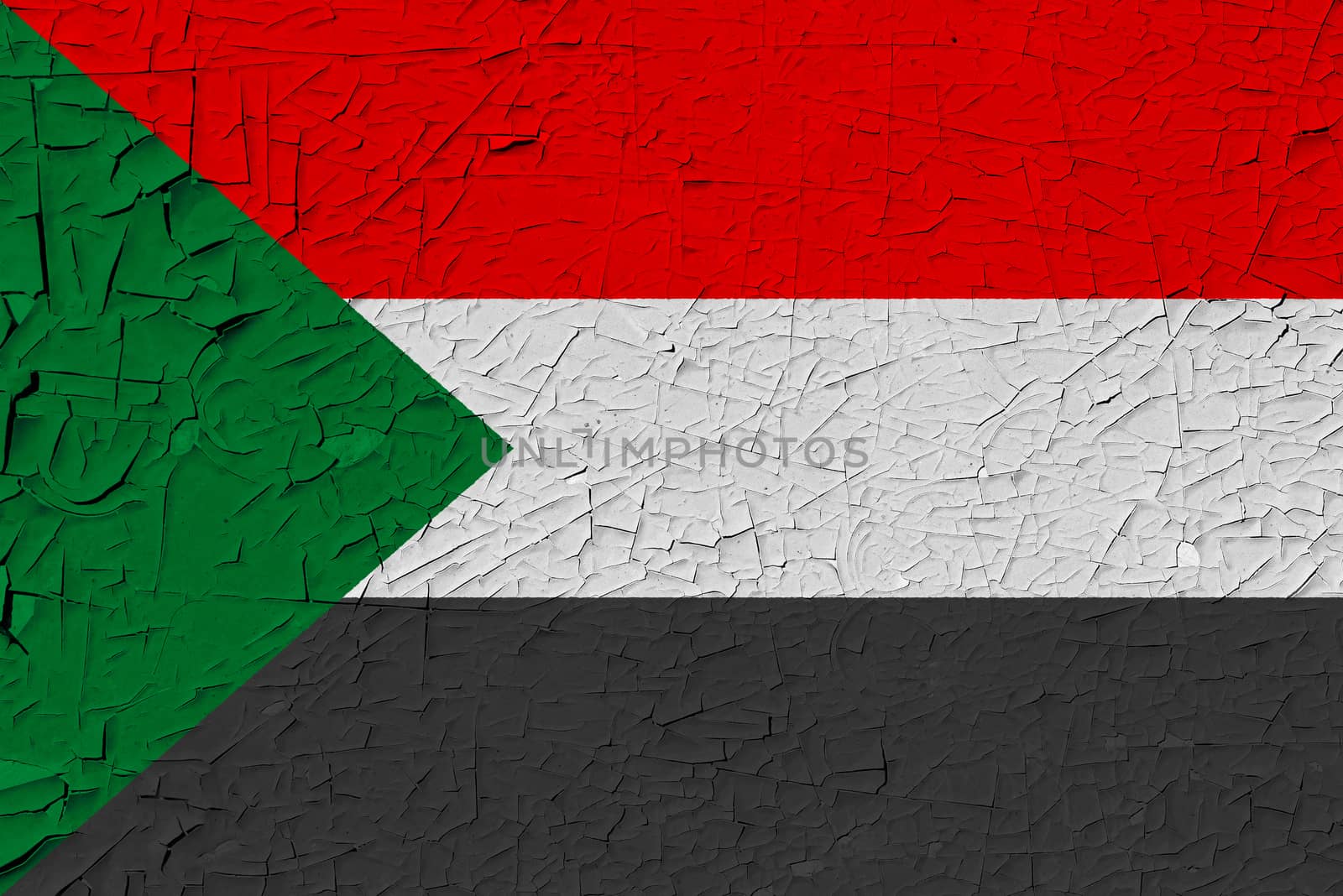 sudan painted flag by Visual-Content