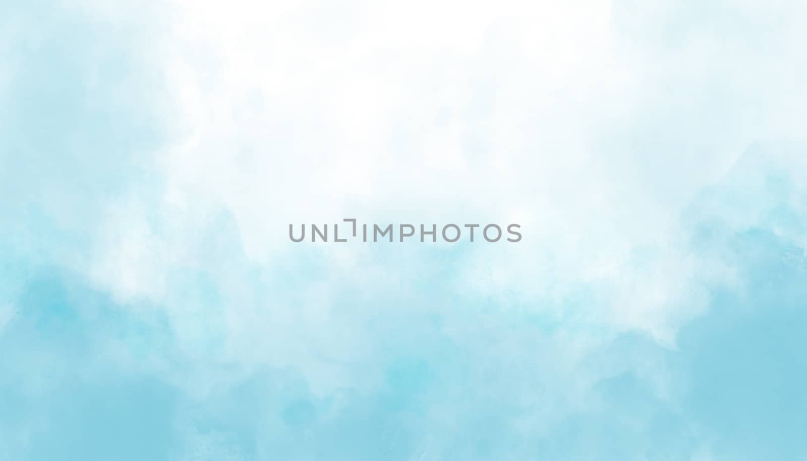 Abstract Bluesky  Water color background, Illustration, texture for design