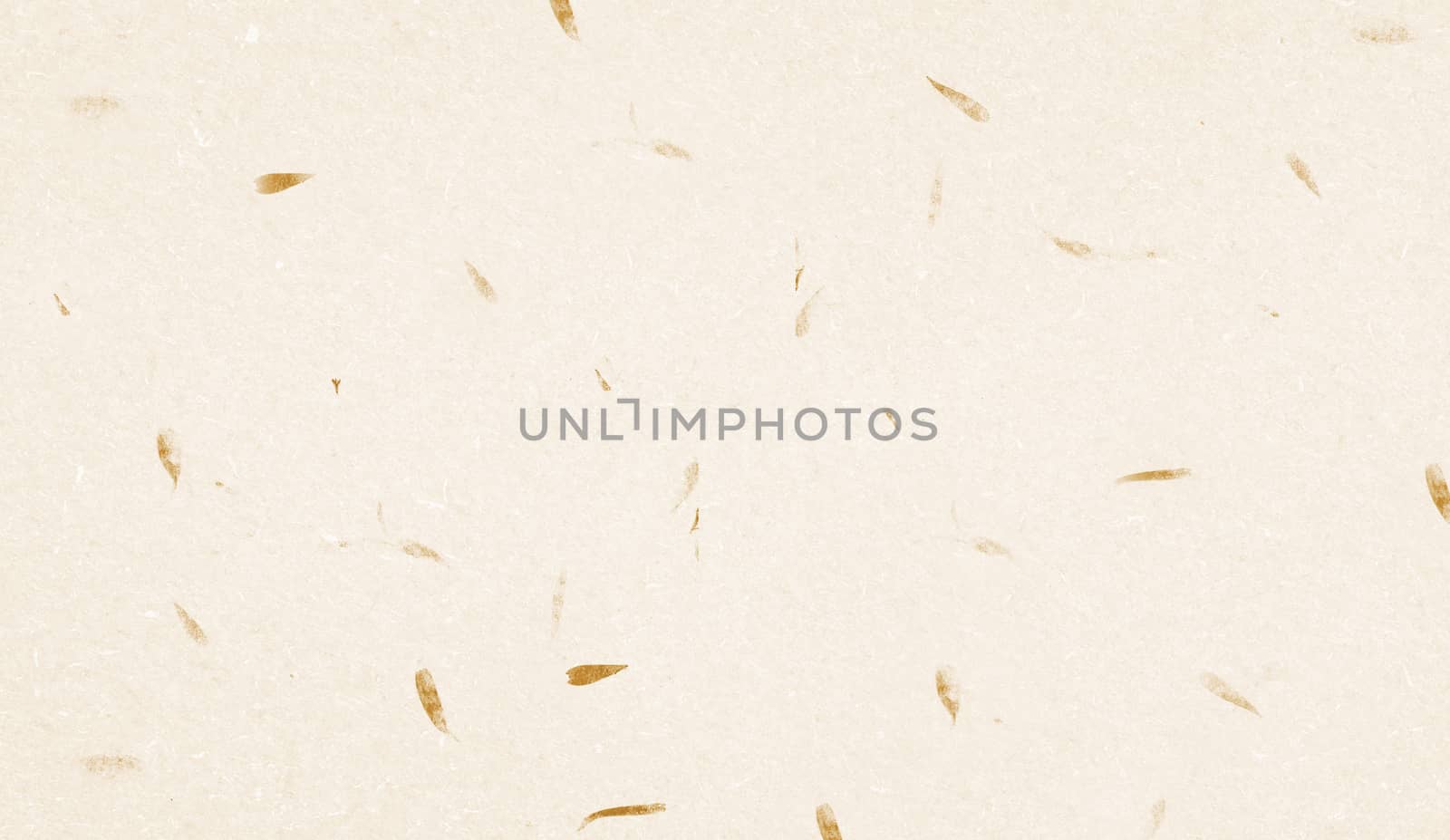 Pale yellow Mulberry Paper with leaf texture background, Handmade paper horizontal with Unique design of paper, Soft natural paper style For aesthetic creative design