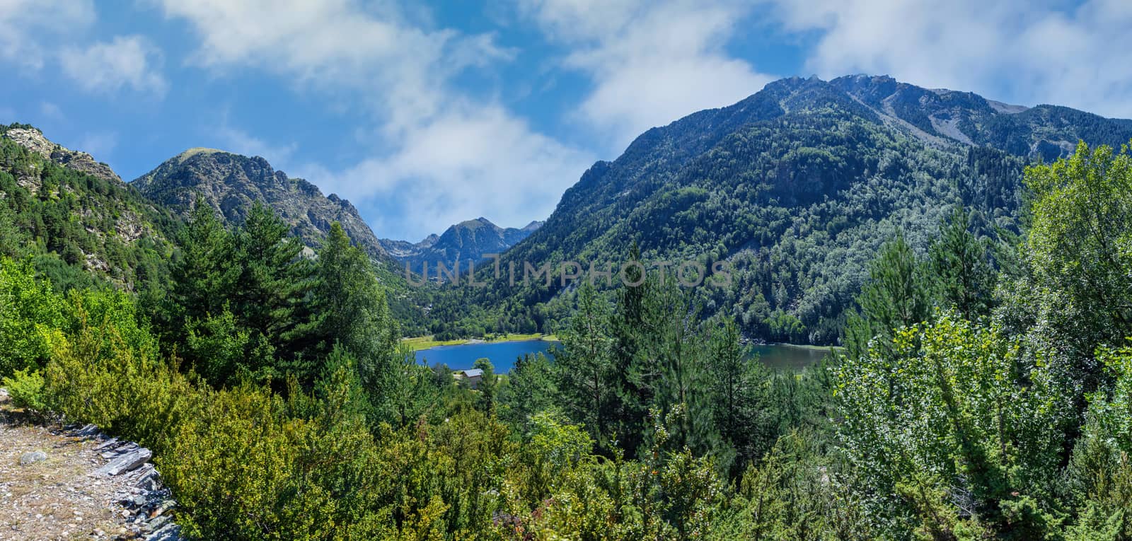 Aigüestortes National Park and Sant Maurici Lake, Catalonia, Spain