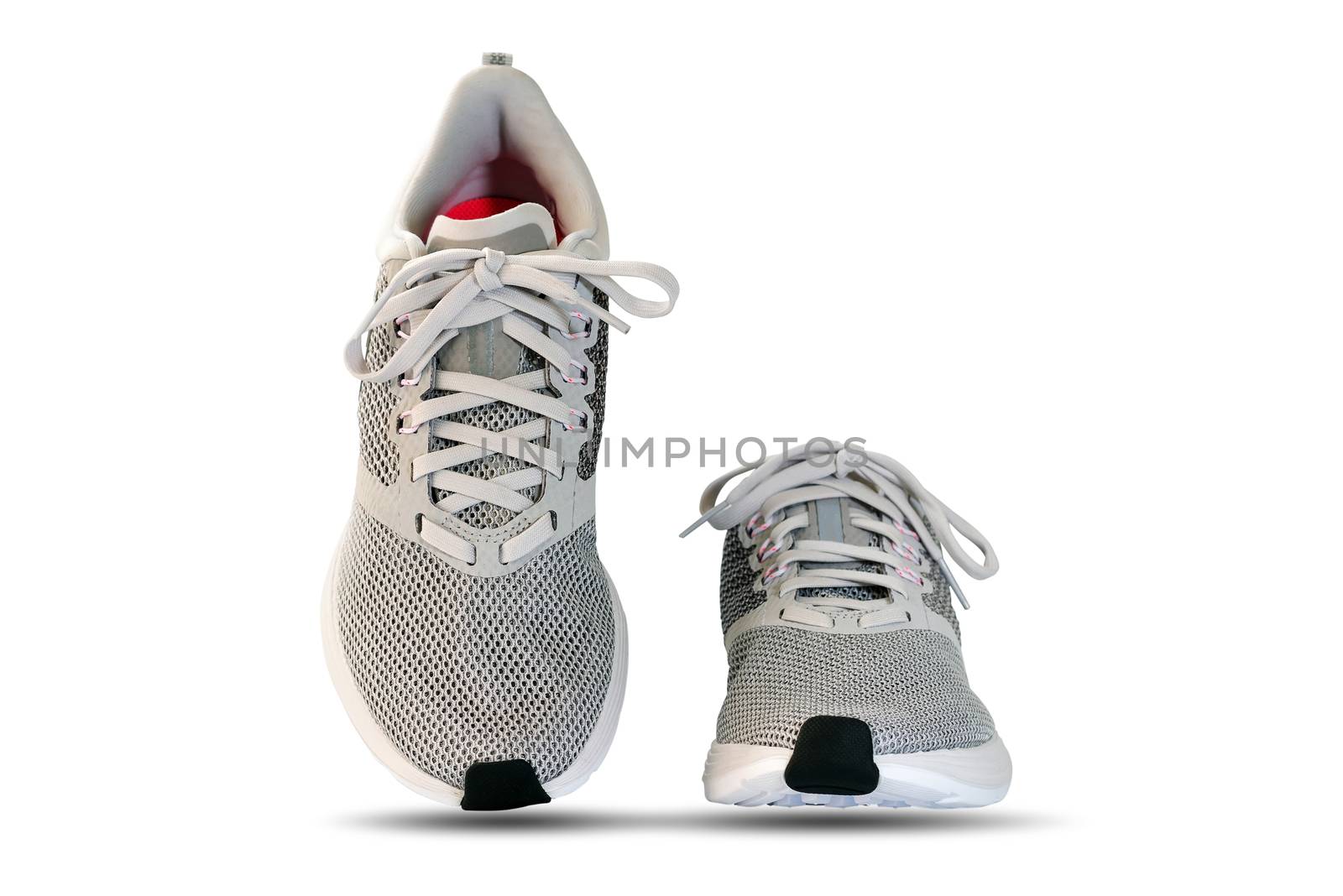 Fashions and running shoes isolated by wattanaphob