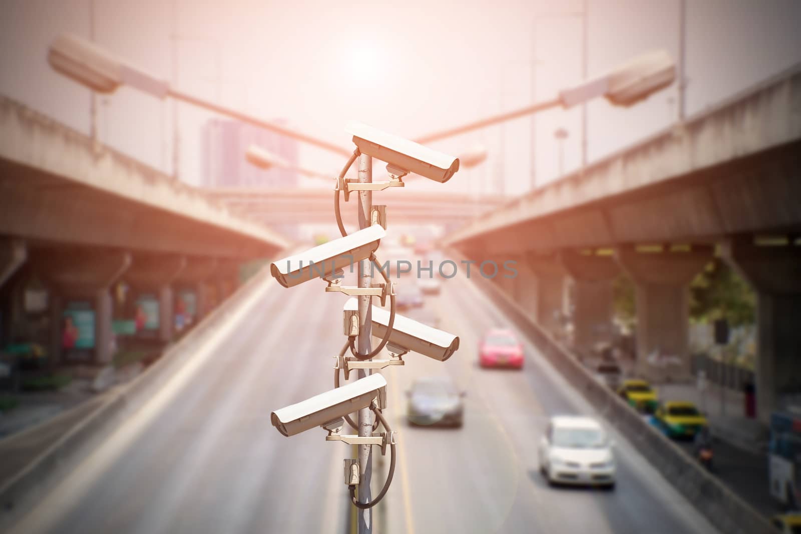 traffic security camera by wattanaphob