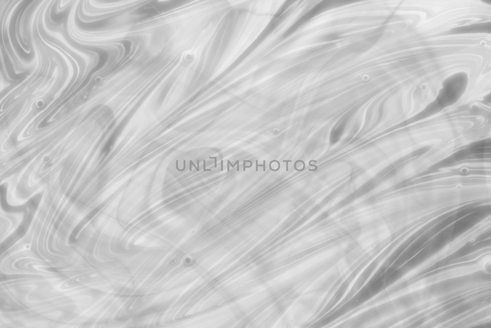Black and white fluid pattern. Abstract painted background. Decorative marble texture. Black and white background