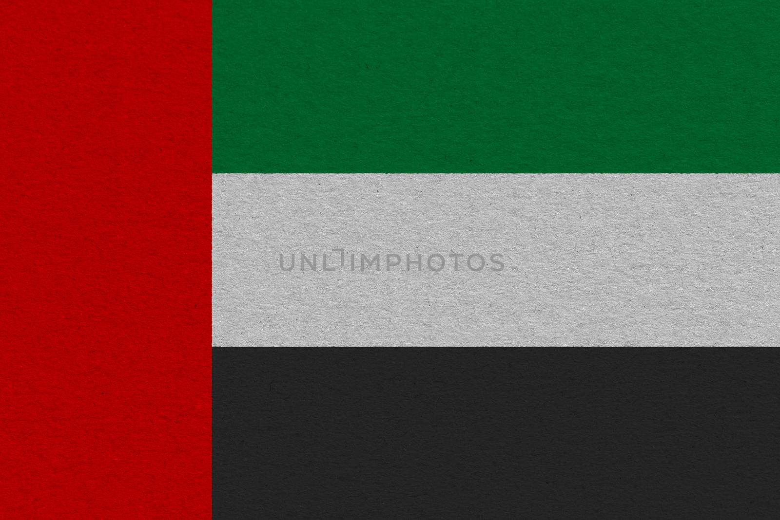 united arab flag painted on paper by Visual-Content