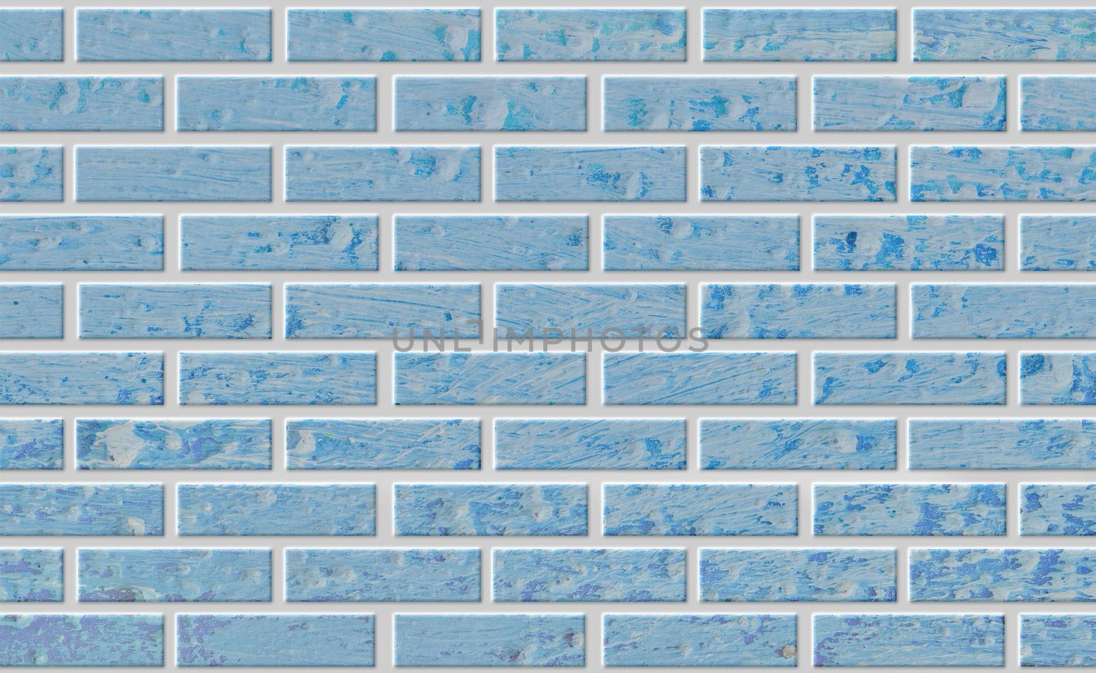 Blue brick wall. Abstract background of brick wall