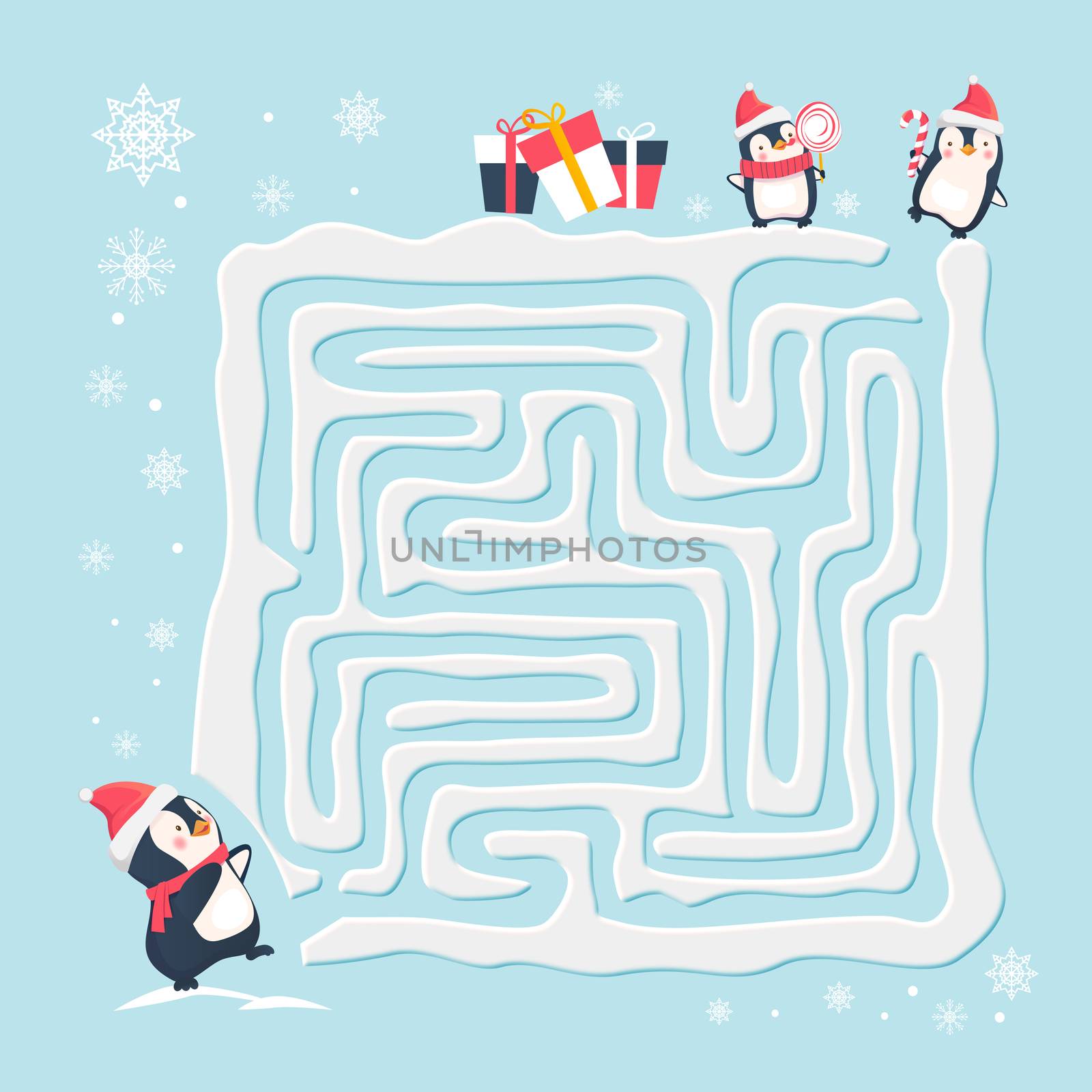maze game illustration by Visual-Content