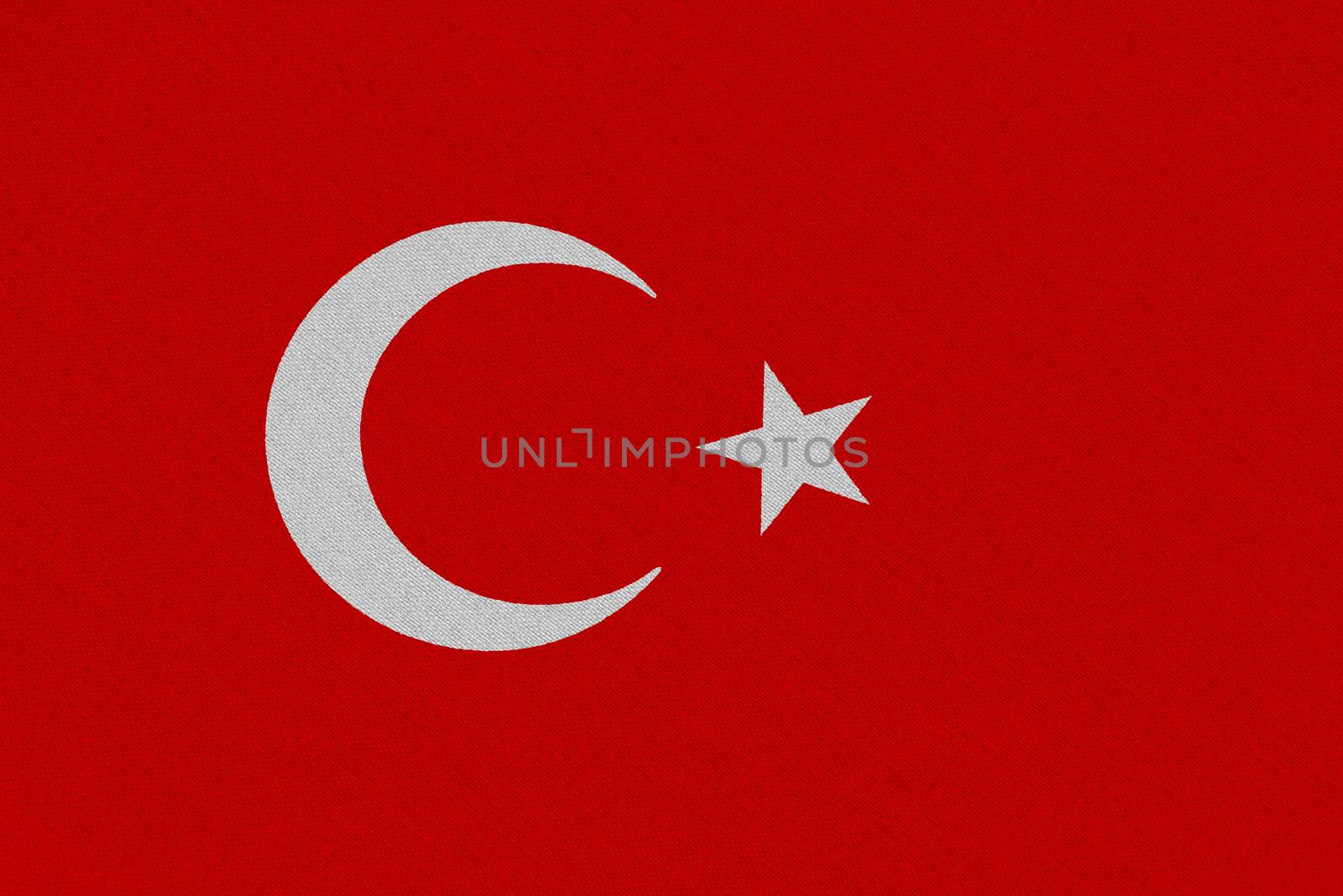 Turkey fabric flag by Visual-Content