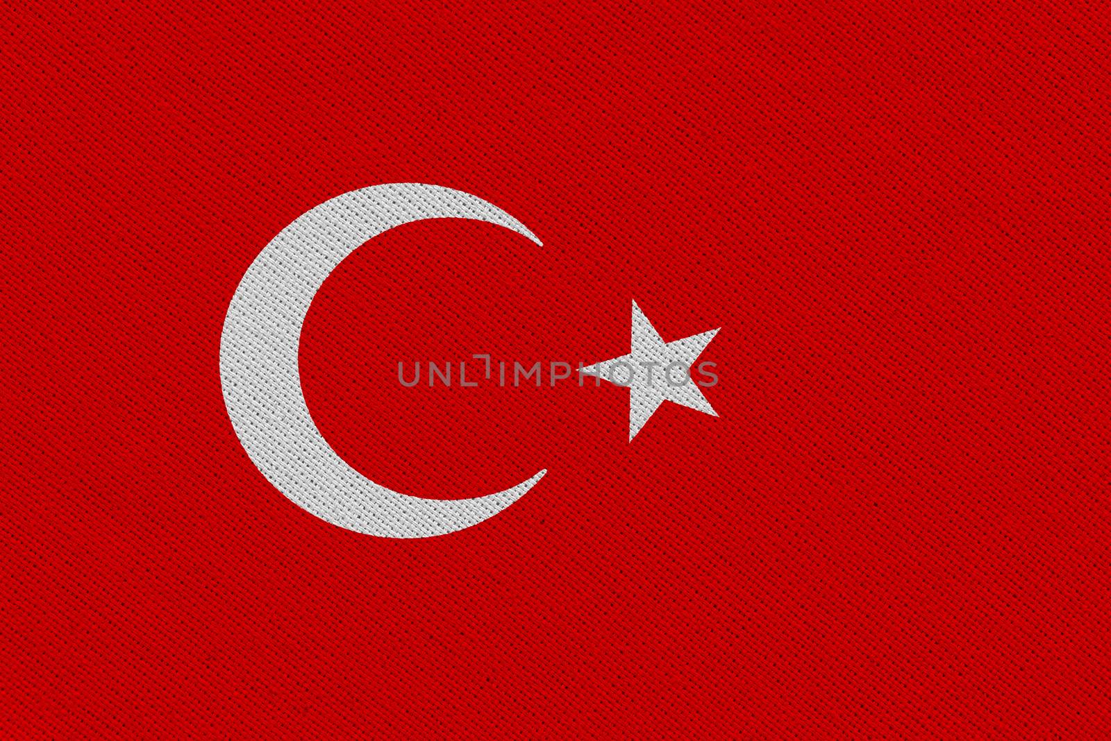 Turkey fabric flag by Visual-Content