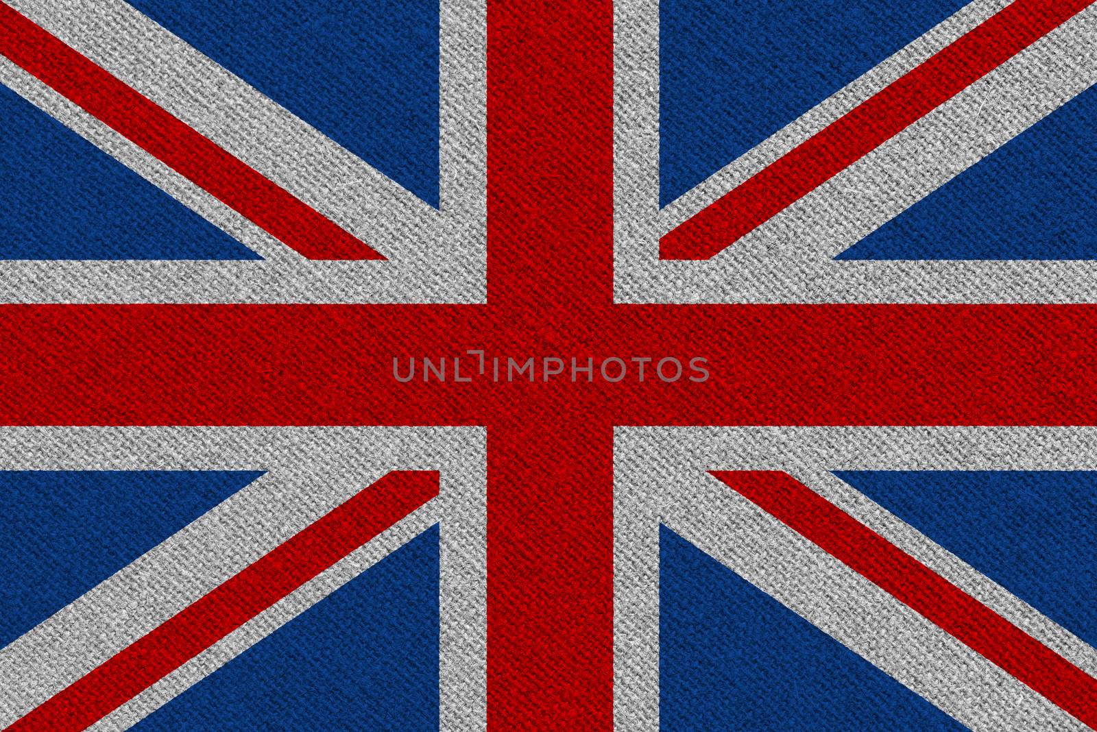 United Kingdom fabric flag by Visual-Content