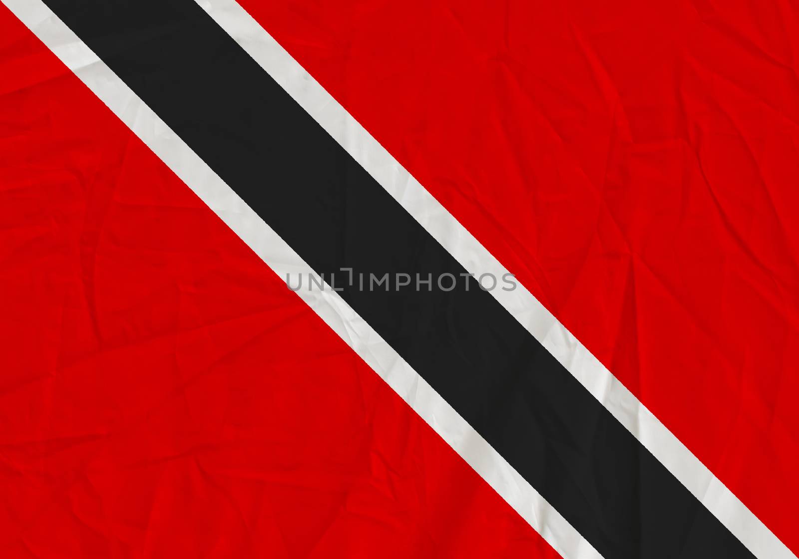 Trinidad and Tobago grunge flag. Patriotic background. National flag of Trinidad and Tobago